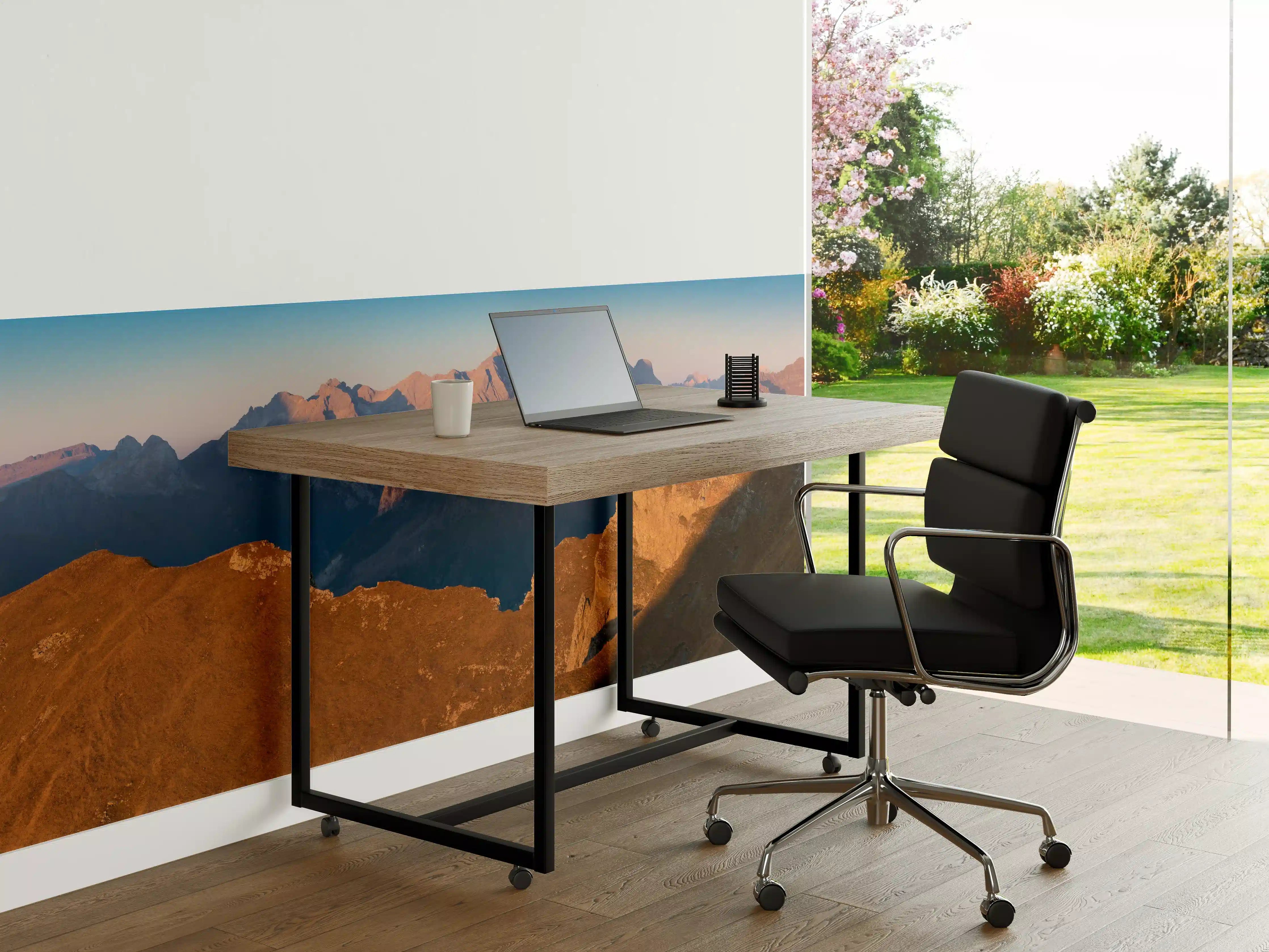 Büro Wandgestaltung - Herbstlicher Blick auf das Tal des Passo Giau - Italien
