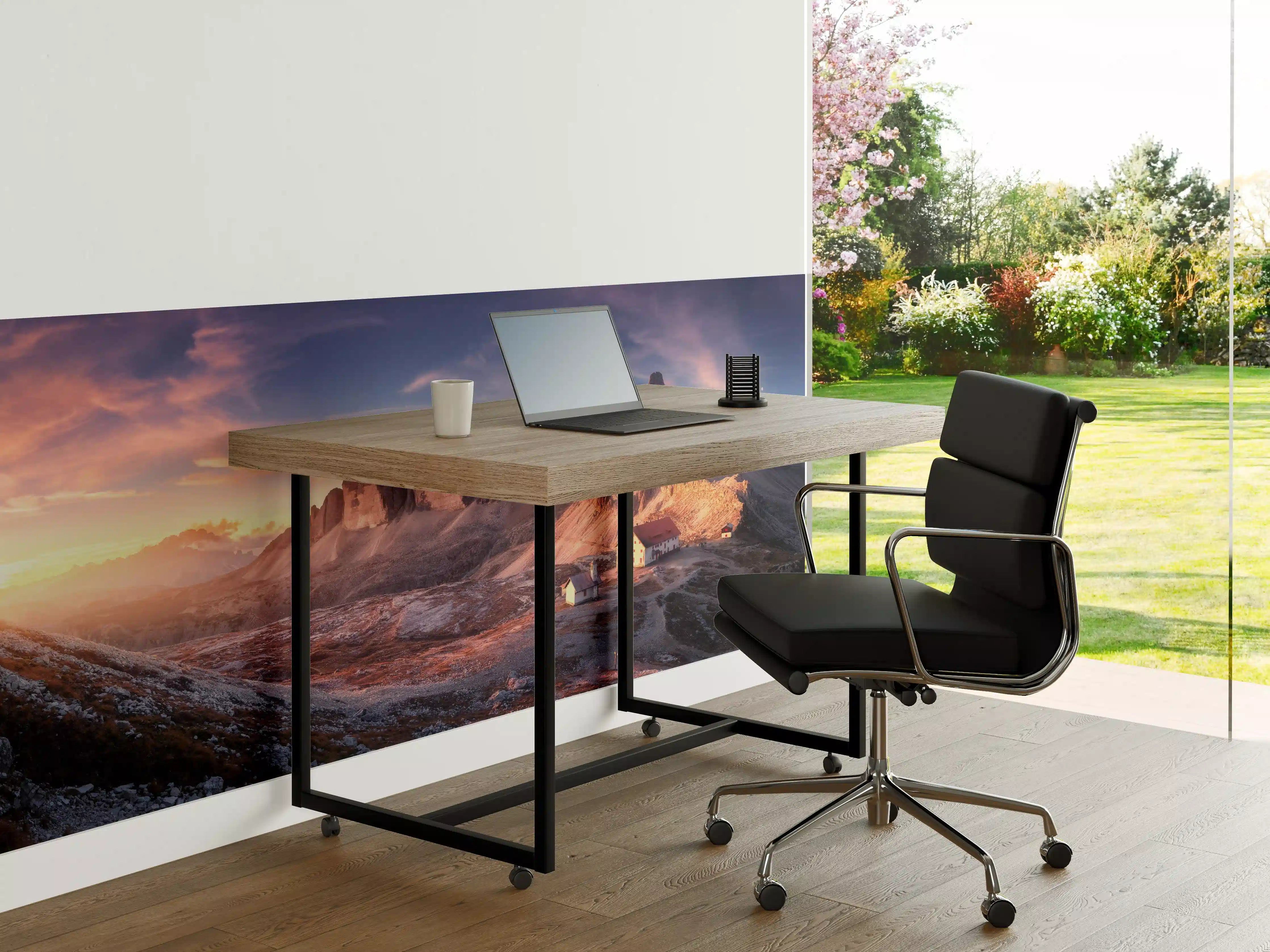 Büro Wandgestaltung - Herbstlicher Blick auf ein Bergtal