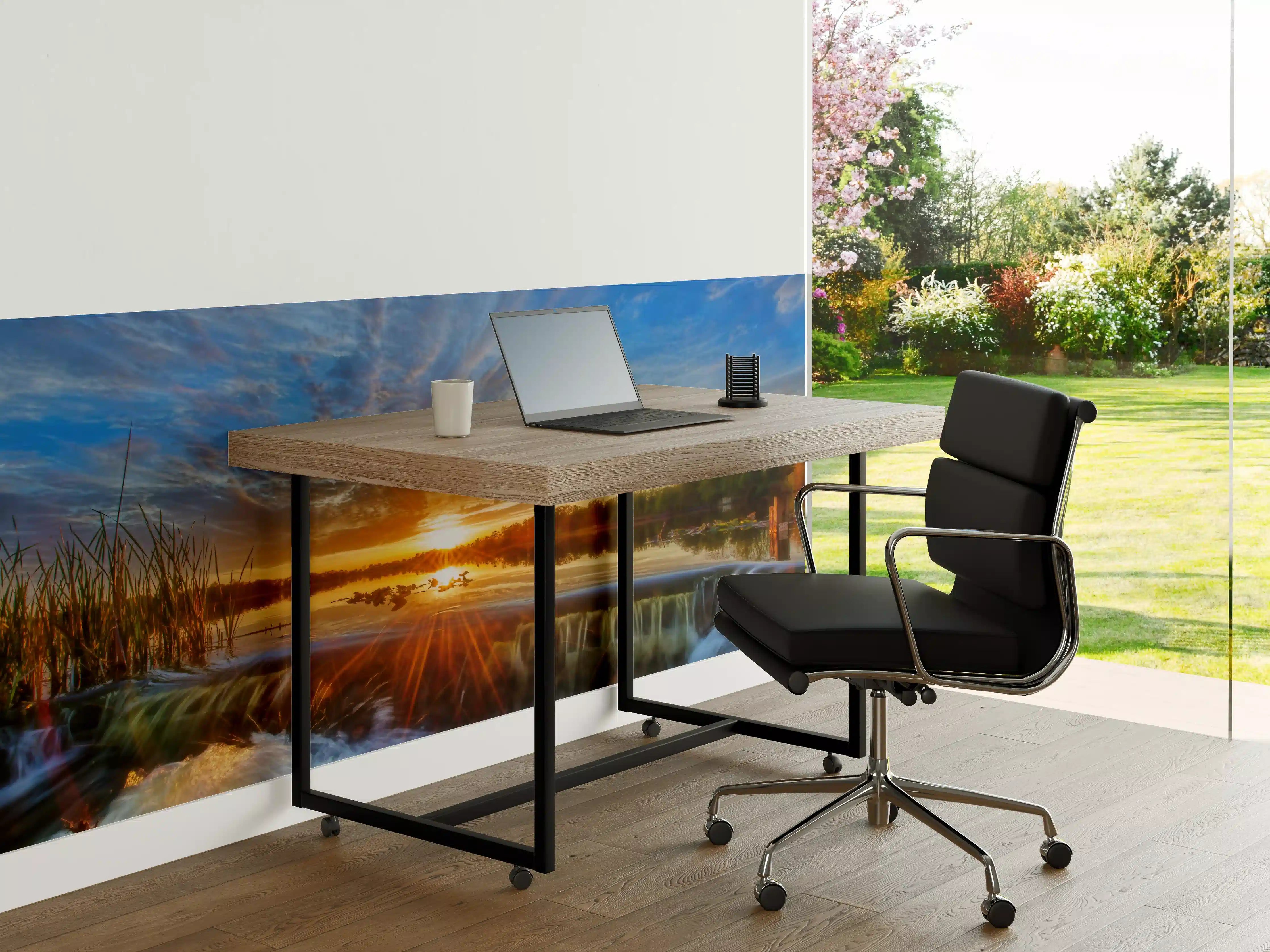 Büro Wandgestaltung - Herbstlicher Sonnenuntergang