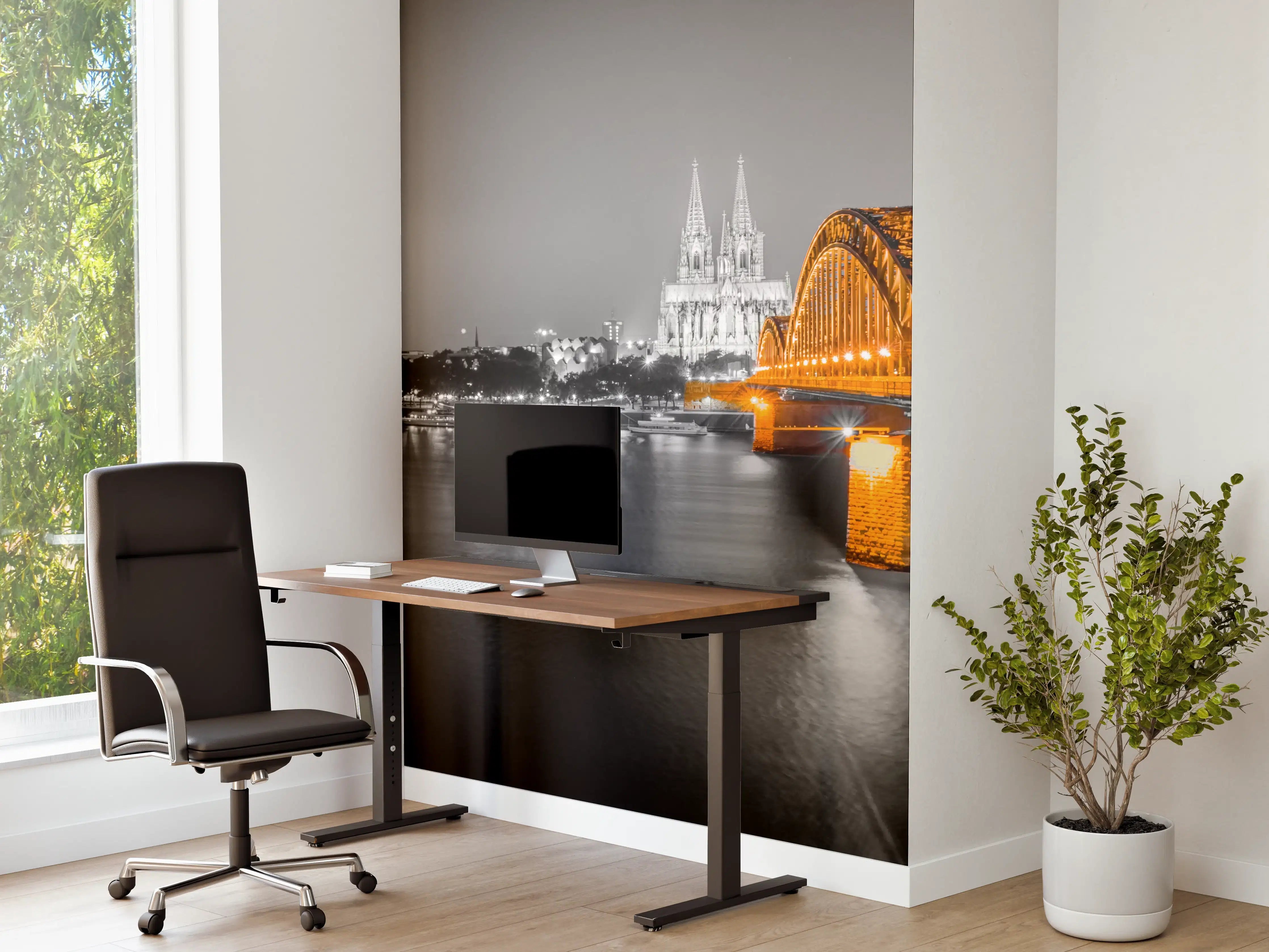 Büro Wandgestaltung - Hohenzollernbrücke in Köln