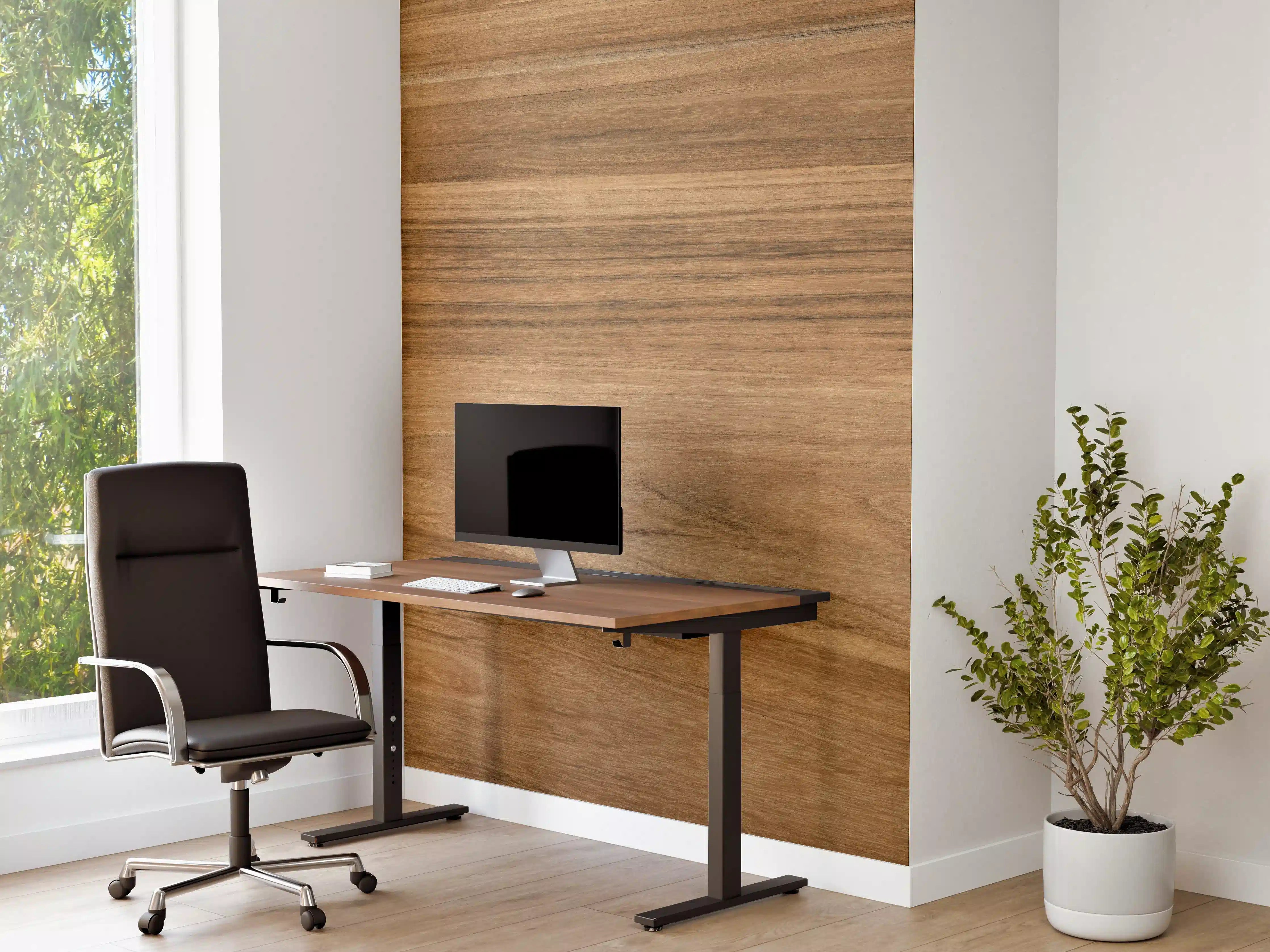 Büro Wandgestaltung - Holz-Natur Muster