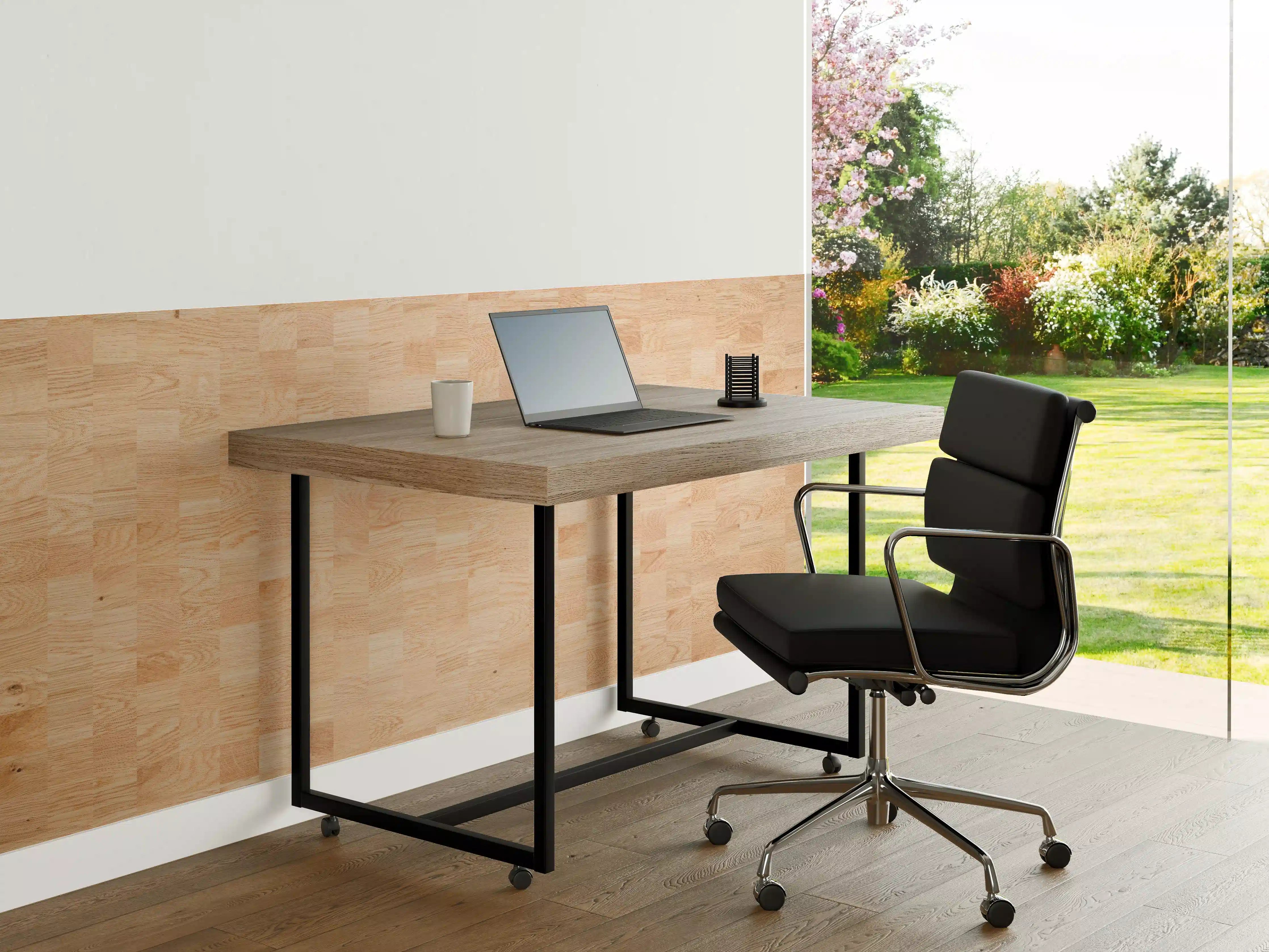 Büro Wandgestaltung - Holztextur aus Eschenholz