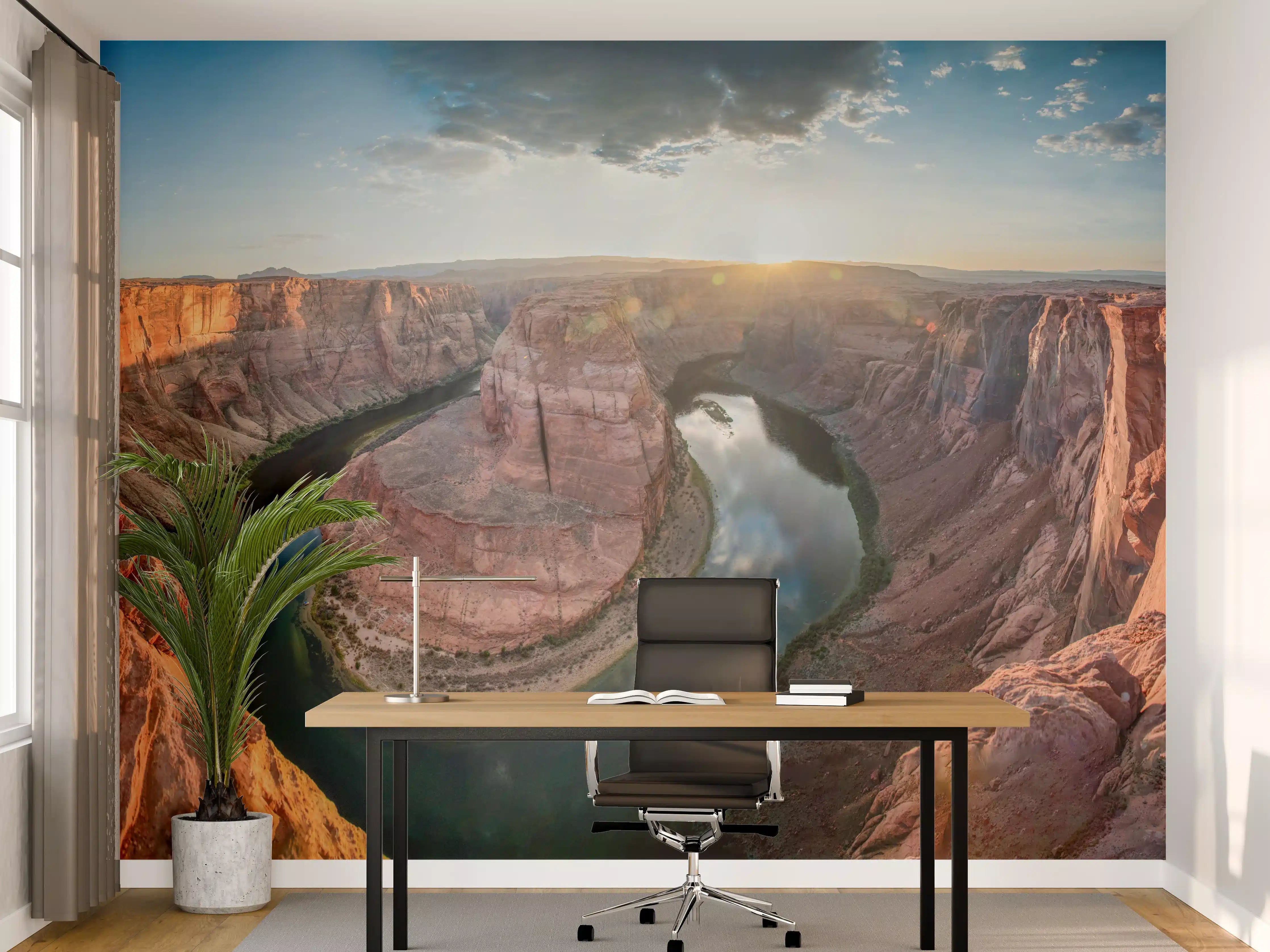 Büro Wandgestaltung - Horseshoe Bend Sonnenuntergang