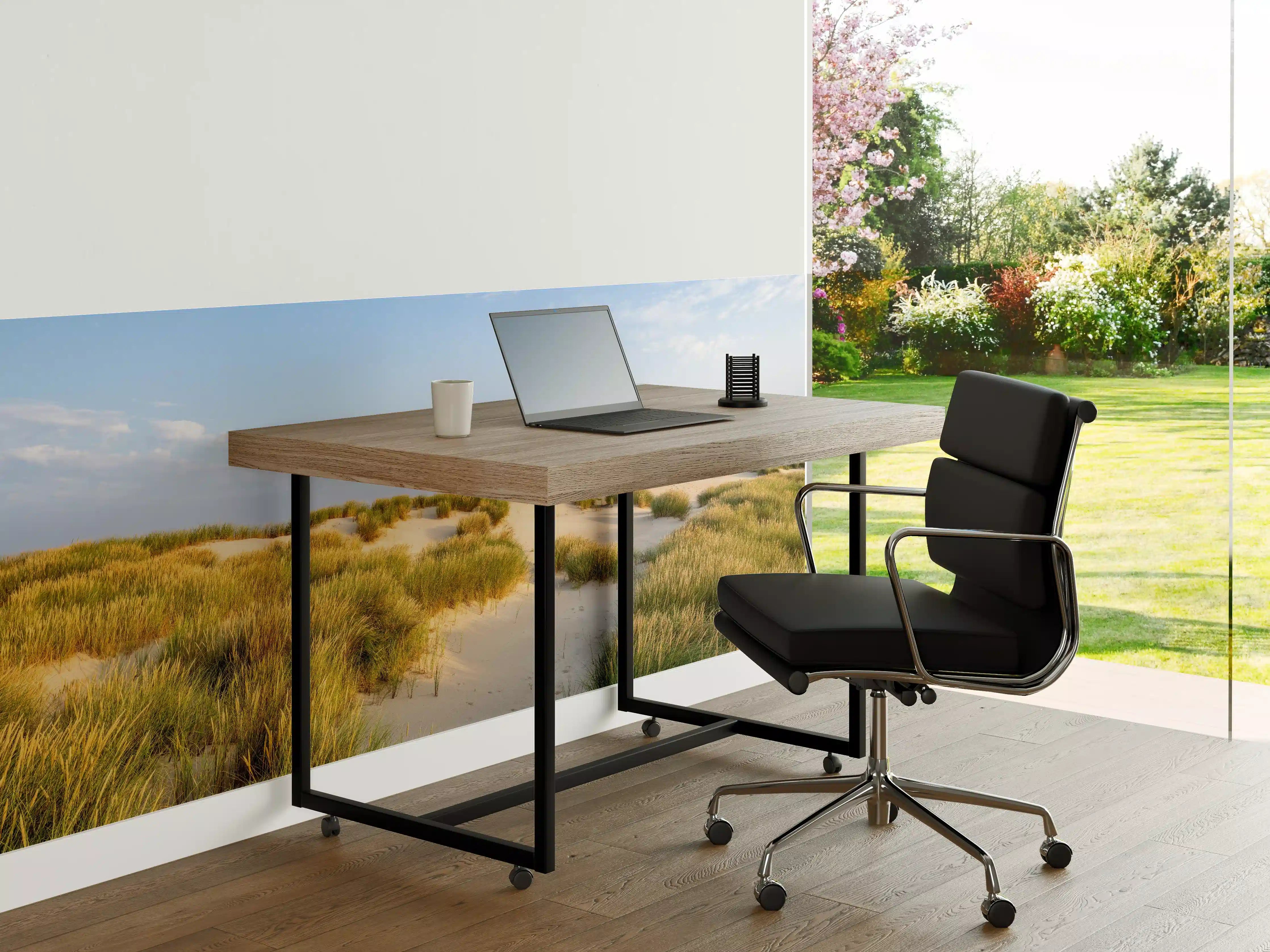 Büro Wandgestaltung - Idyllische Dünenlandschaft mit goldenem Gras