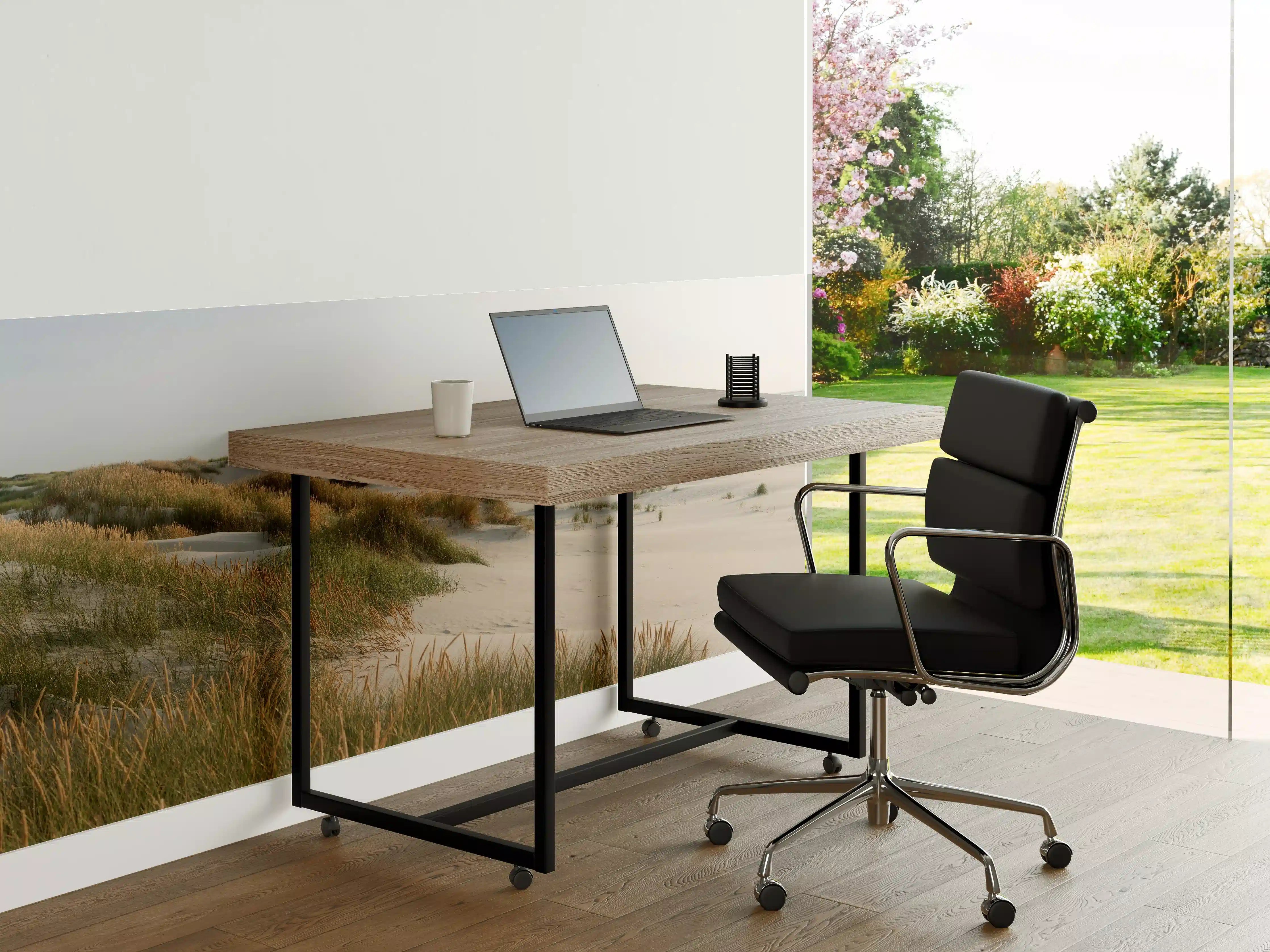 Büro Wandgestaltung - Idyllische Küstenlandschaft mit Strandsand