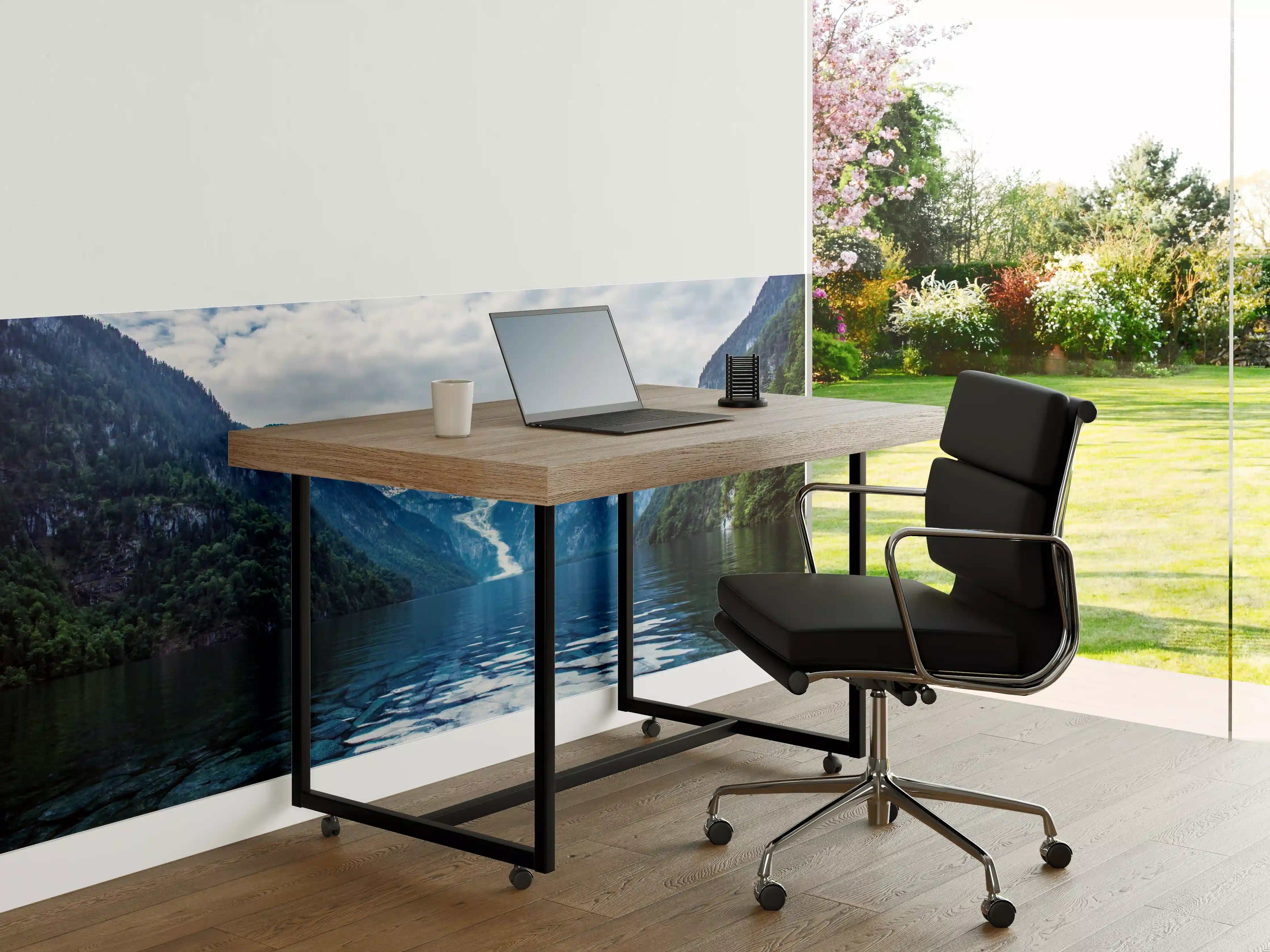 Büro Wandgestaltung - Idyllischer See in den Bergen 