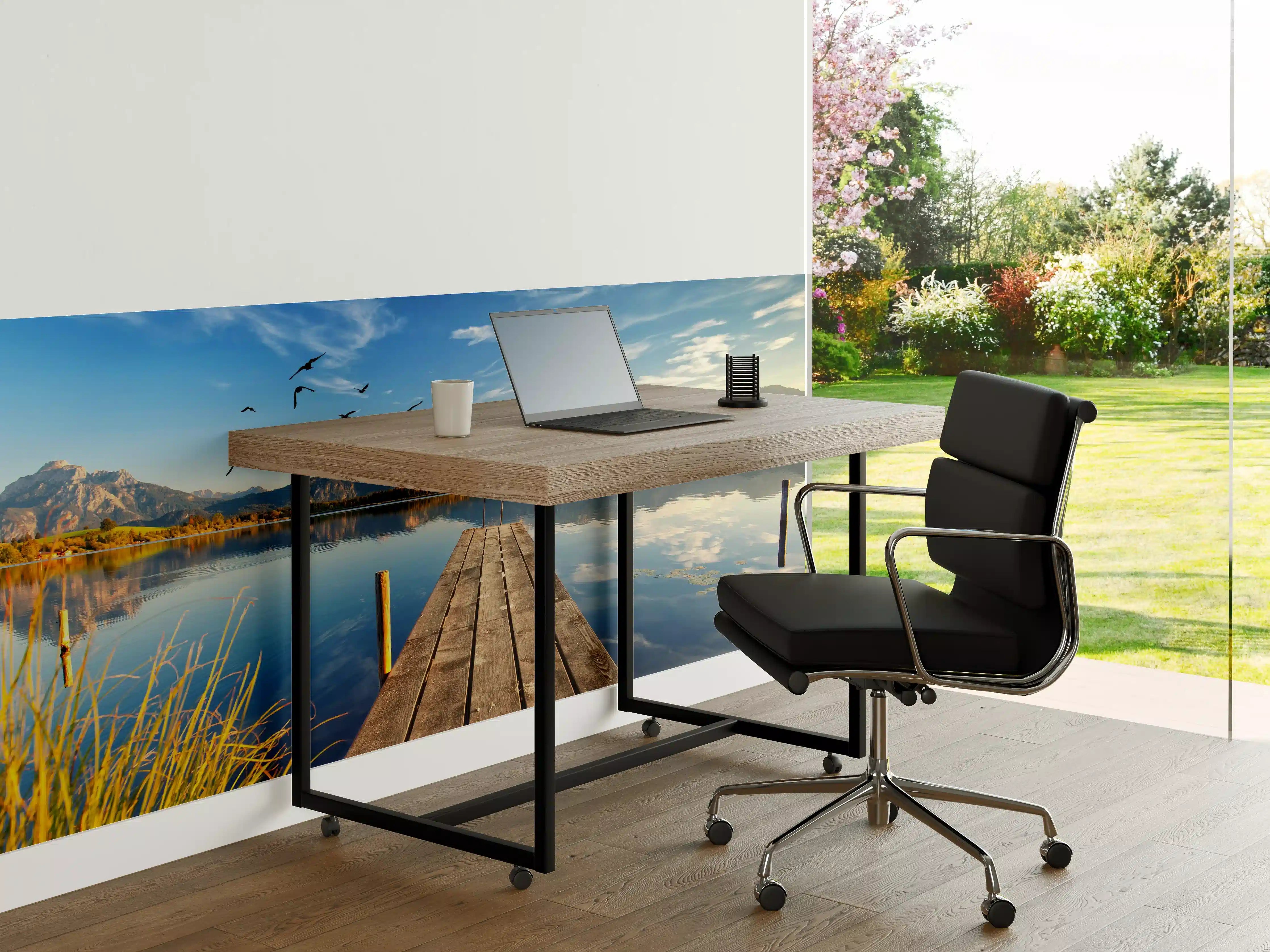 Büro Wandgestaltung - Idyllisches Dorf in Bayerischen Alpen