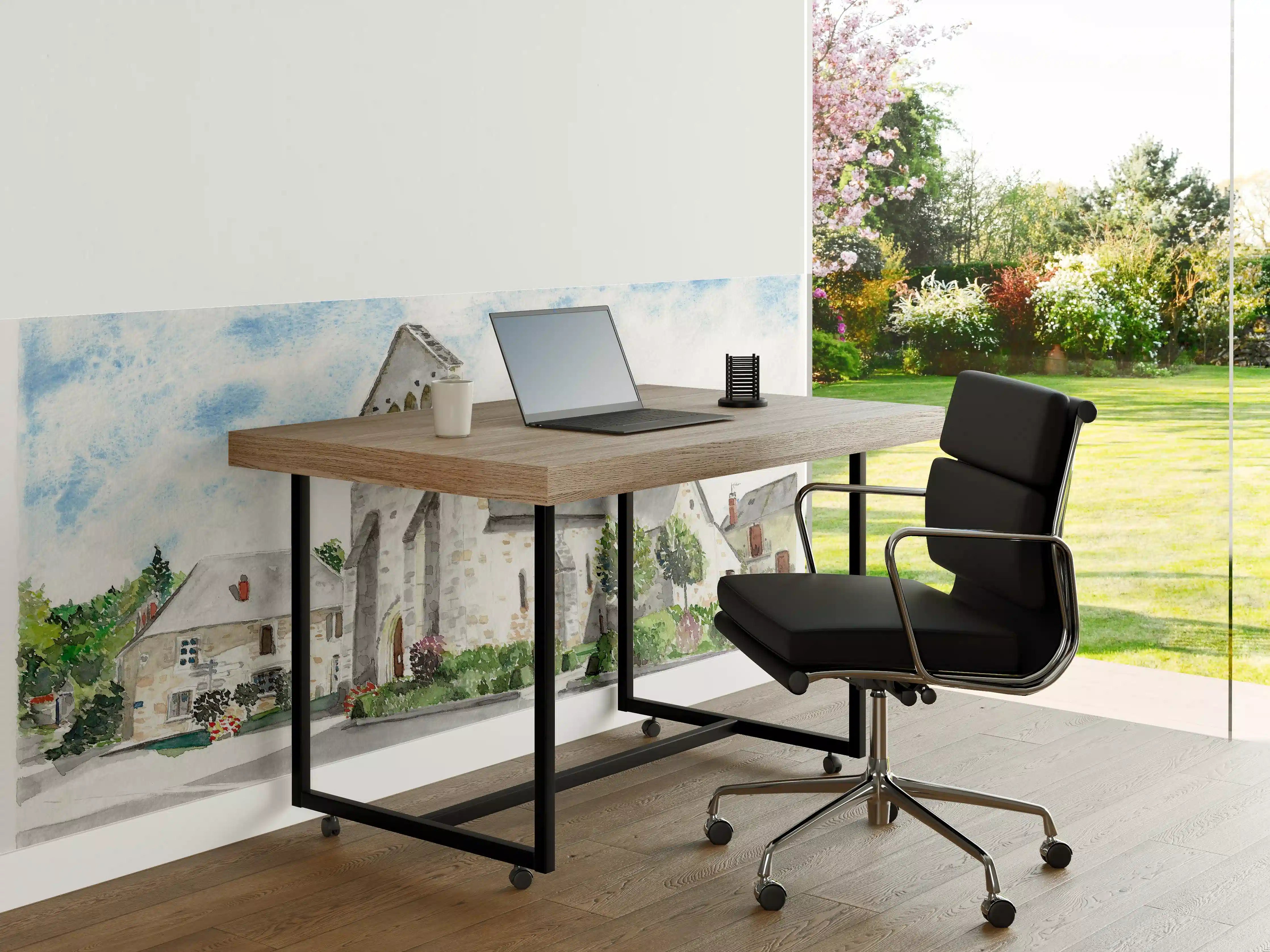 Büro Wandgestaltung - Idyllisches französisches Dorf