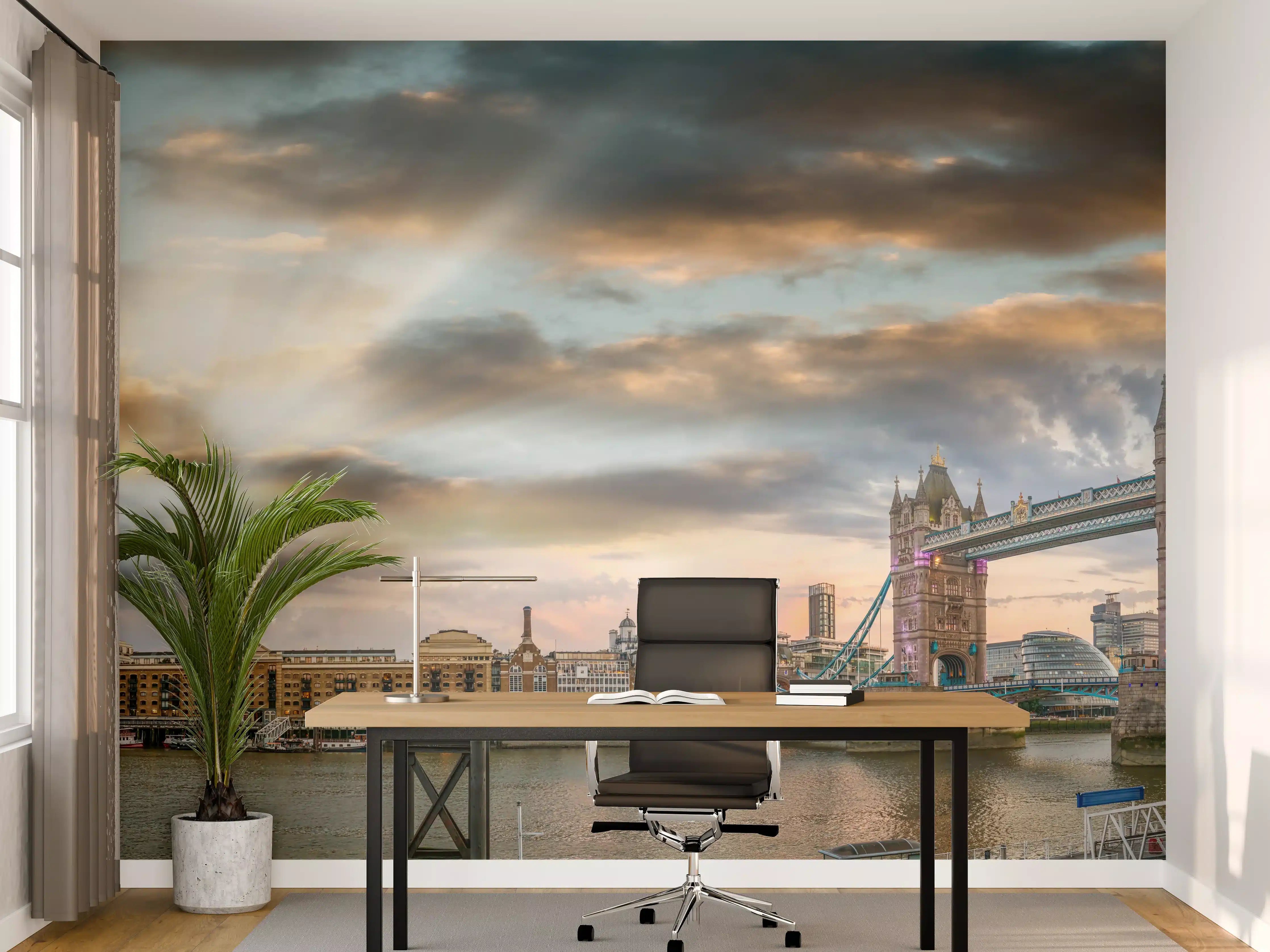Büro Wandgestaltung - Ikonische Tower Bridge in London