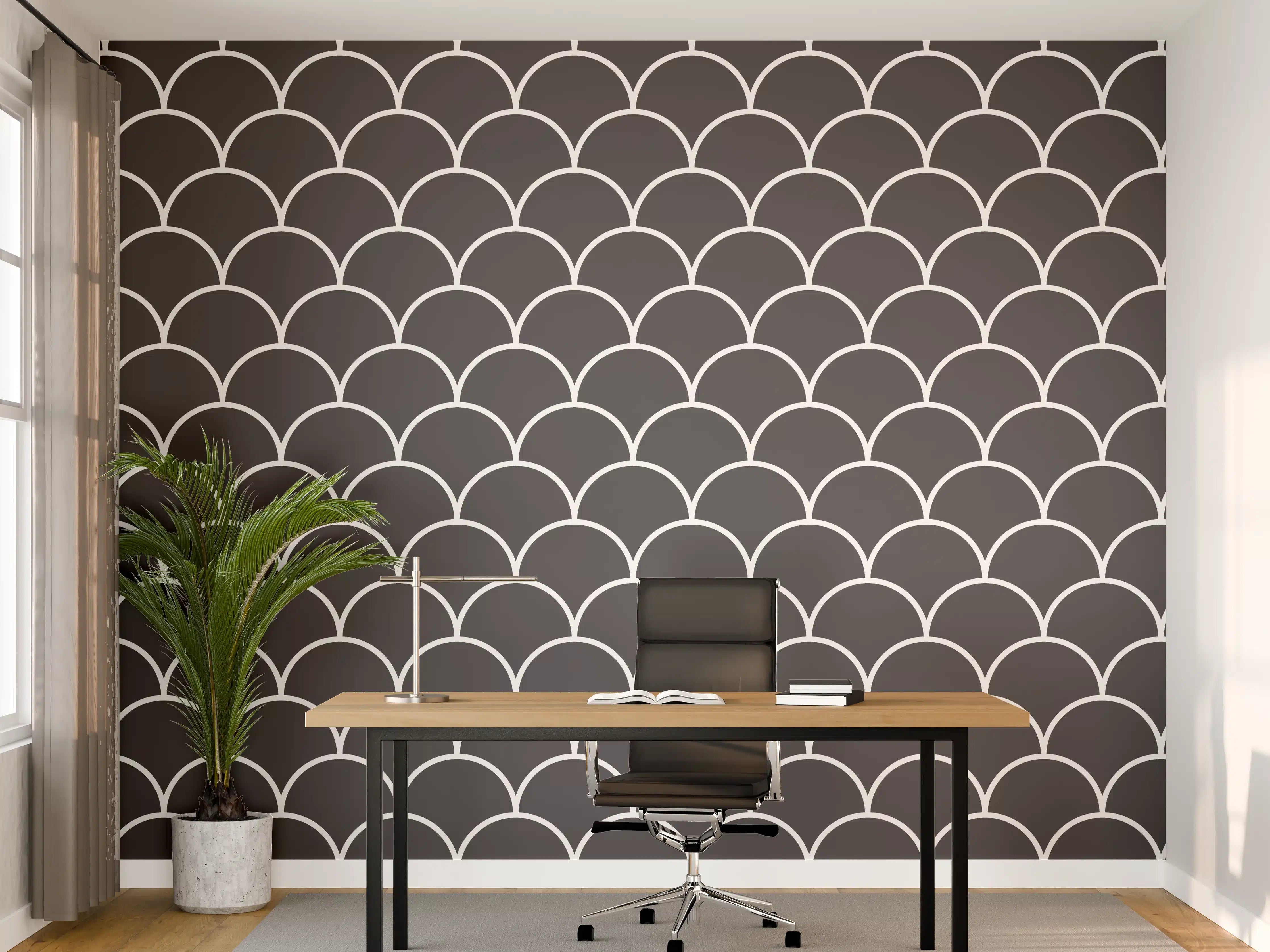 Büro Wandgestaltung - Impaktris - Imperiale Antracite