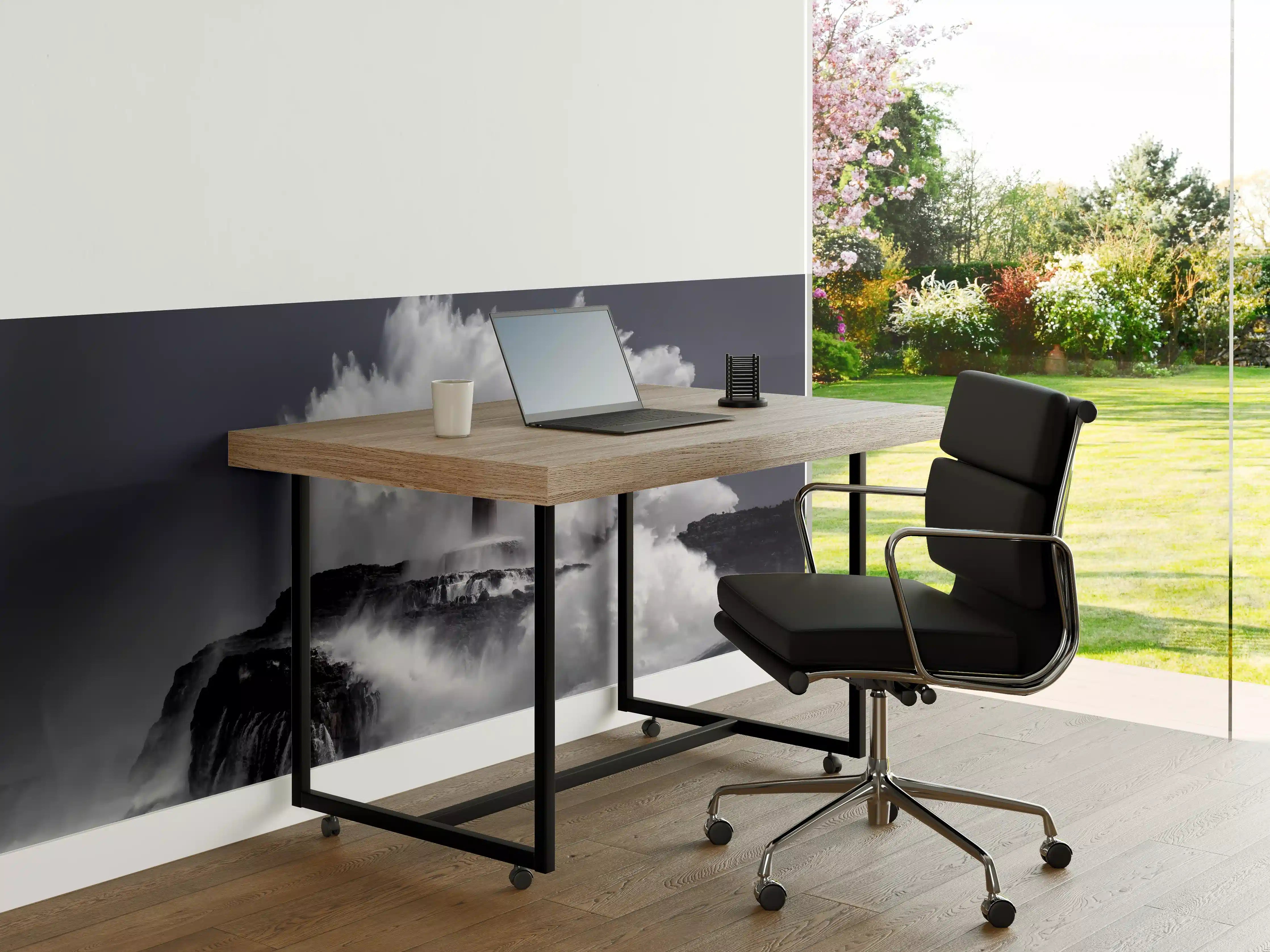 Büro Wandgestaltung - Insel mit großen Wellen