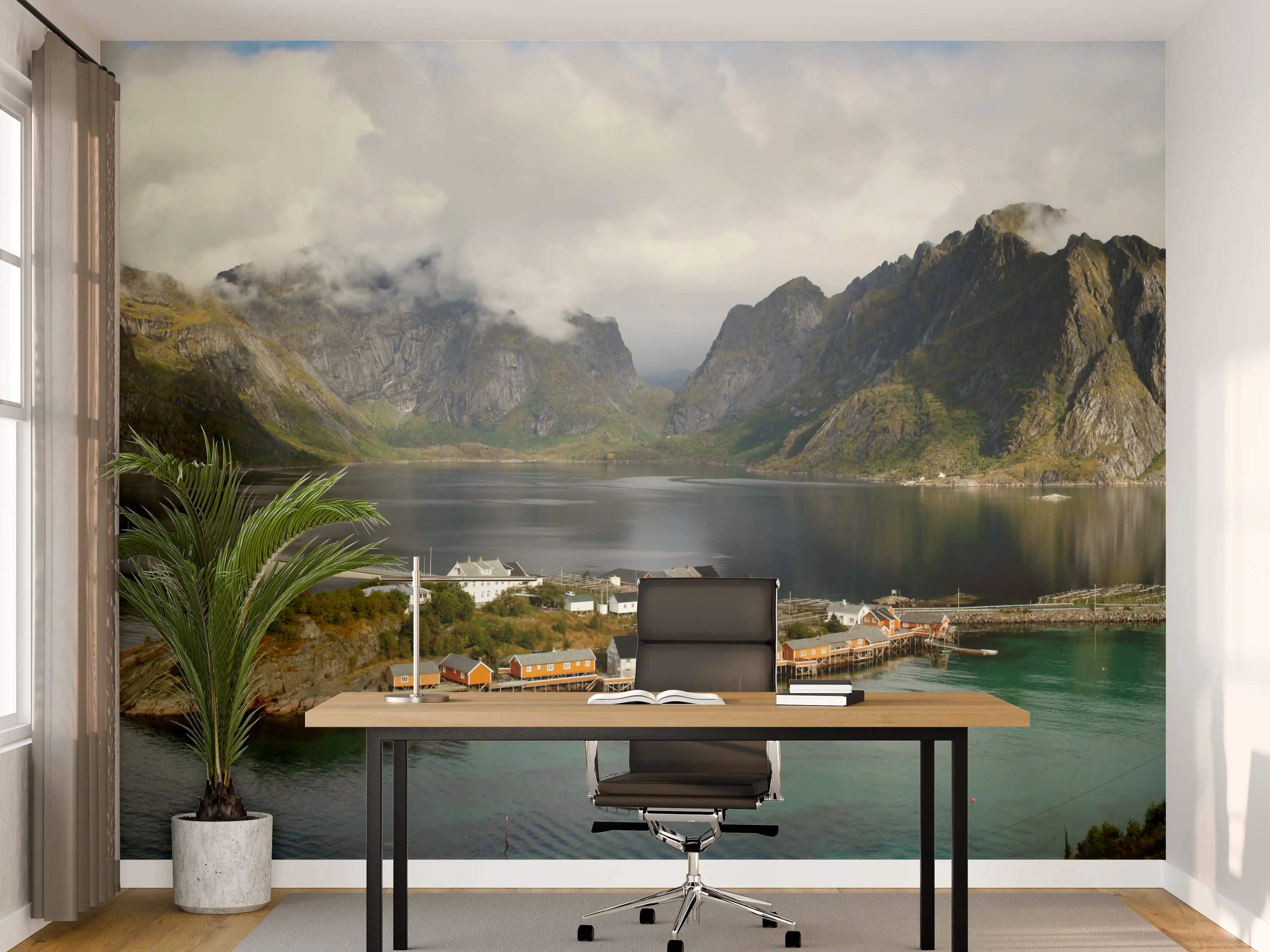 Büro Wandgestaltung - Inselwelt Lofoten 2007