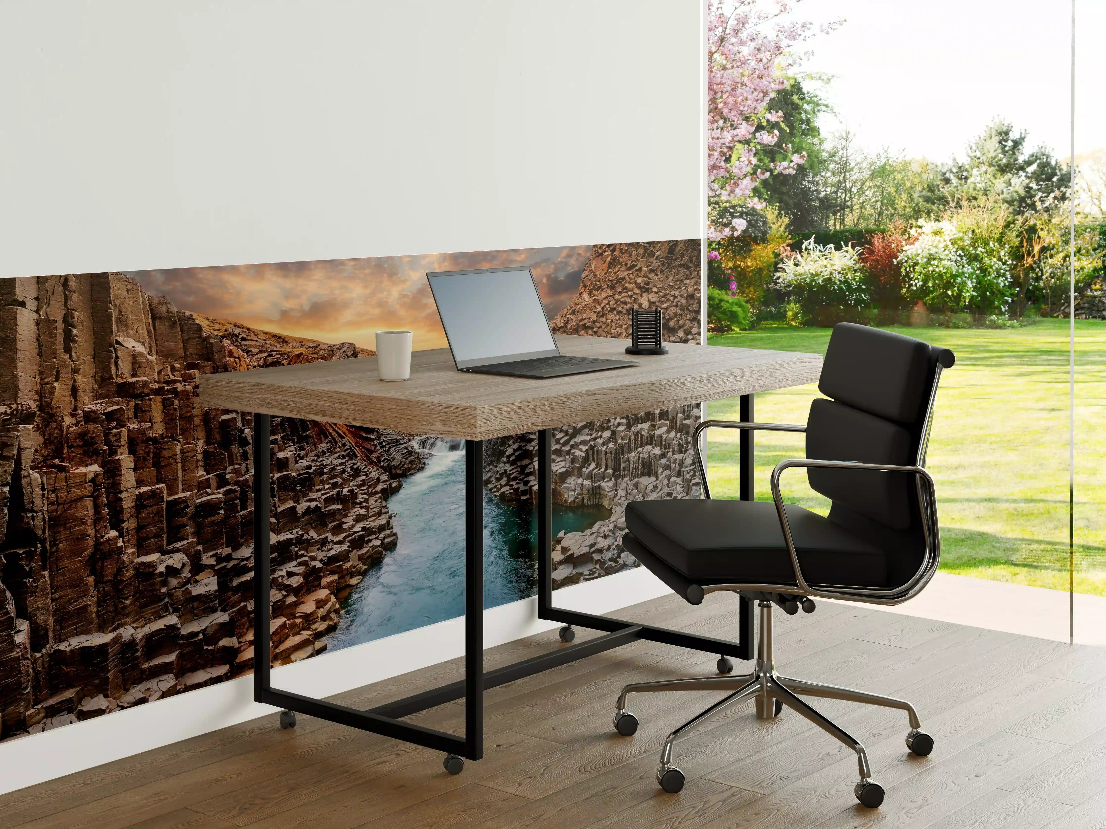 Büro Wandgestaltung - Isländische Basalt-Schlucht