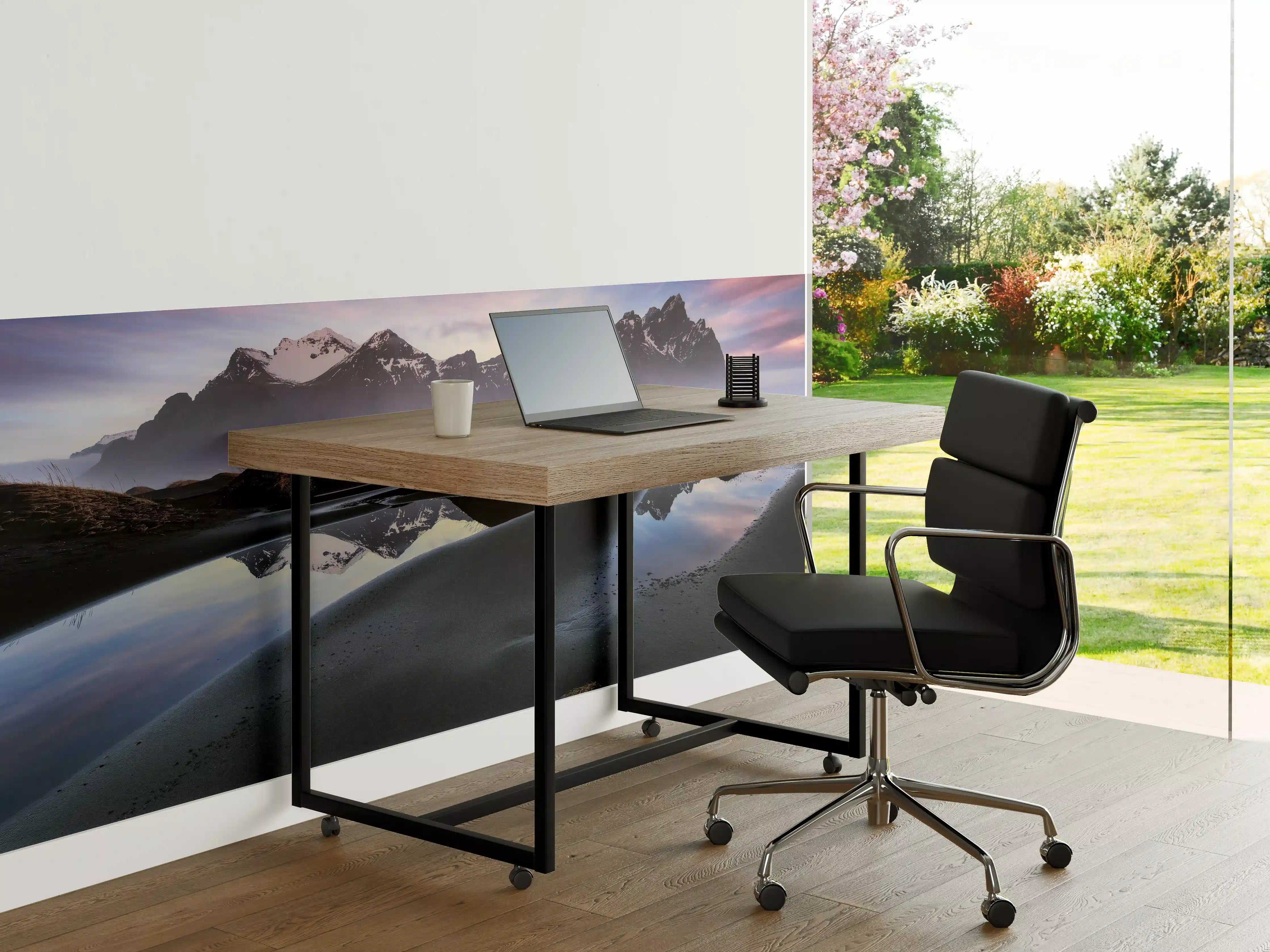 Büro Wandgestaltung - Island Berge im Winter