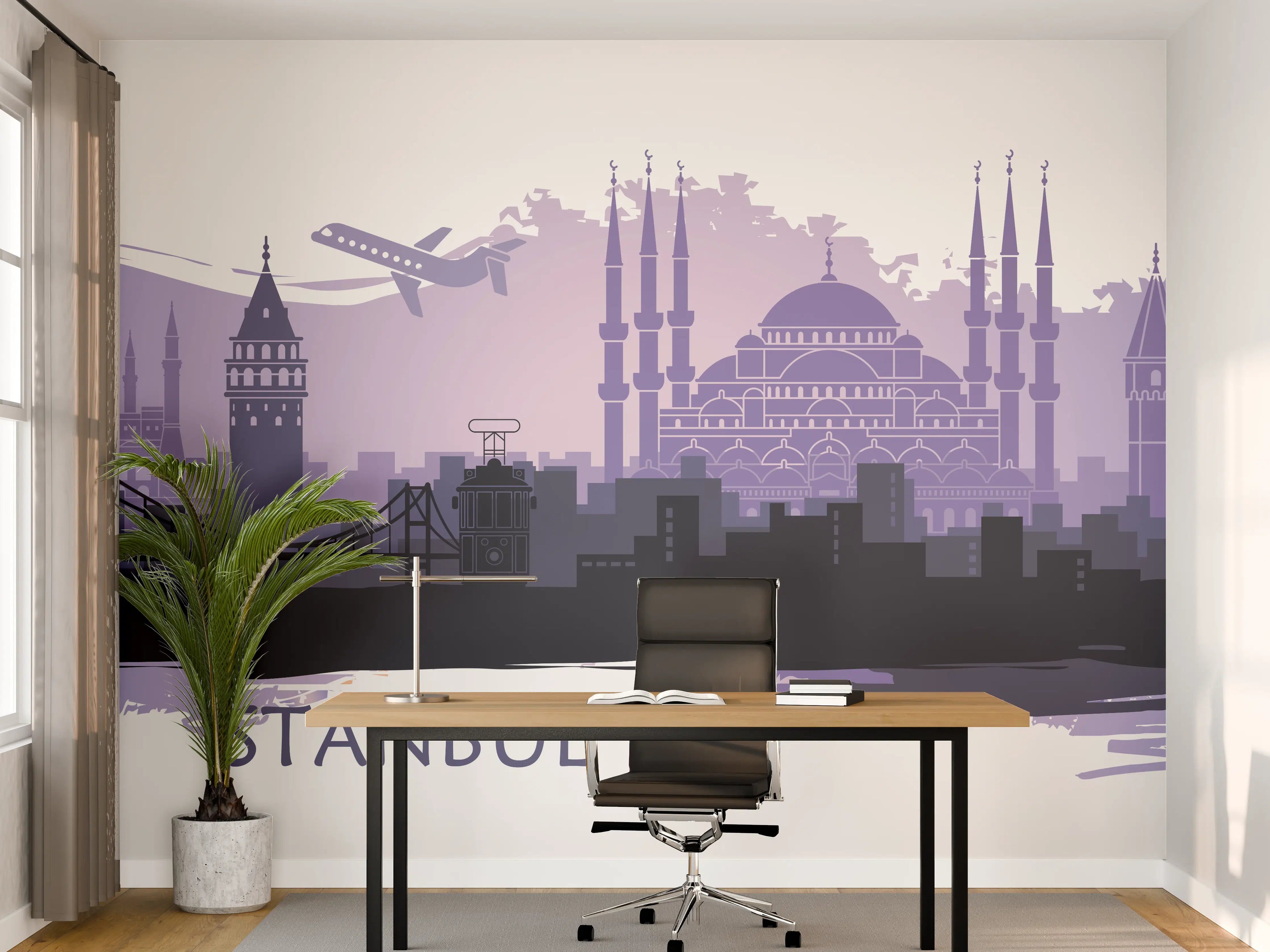 Büro Wandgestaltung - Istanbul Skyline Panorama