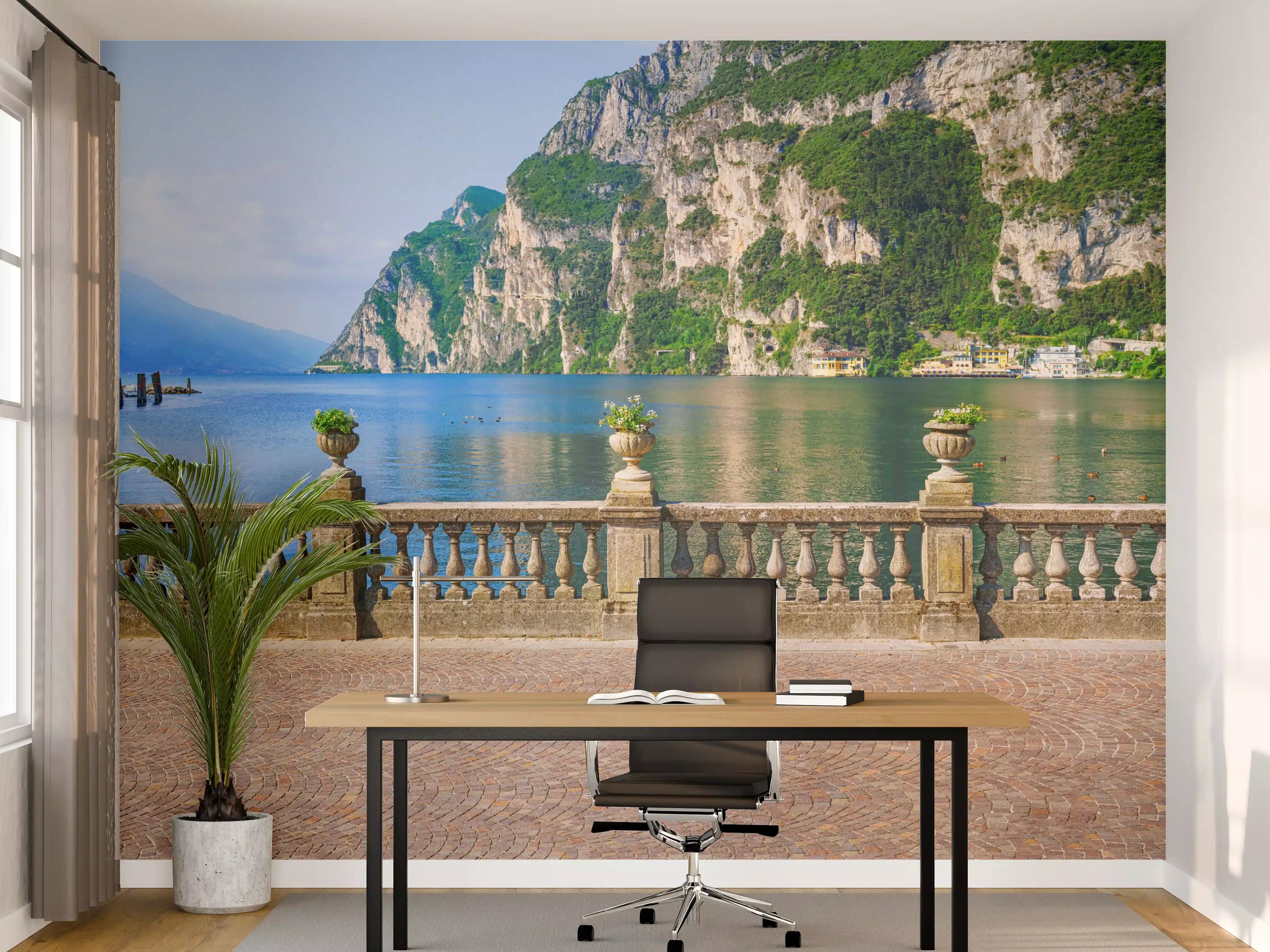 Büro Wandgestaltung - Italien Riva del Garda See