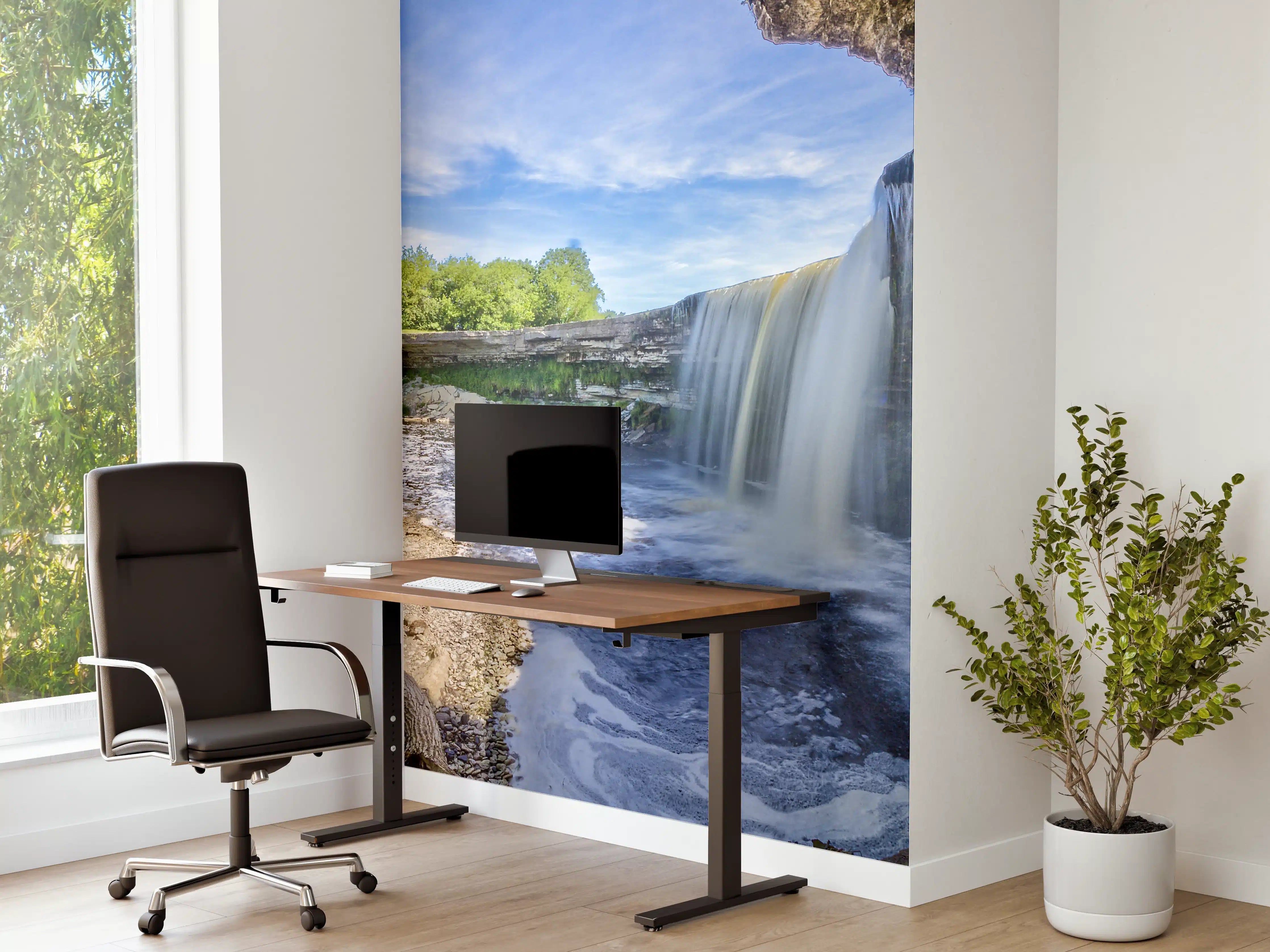 Büro Wandgestaltung - Jagala Sommer Wasserfall