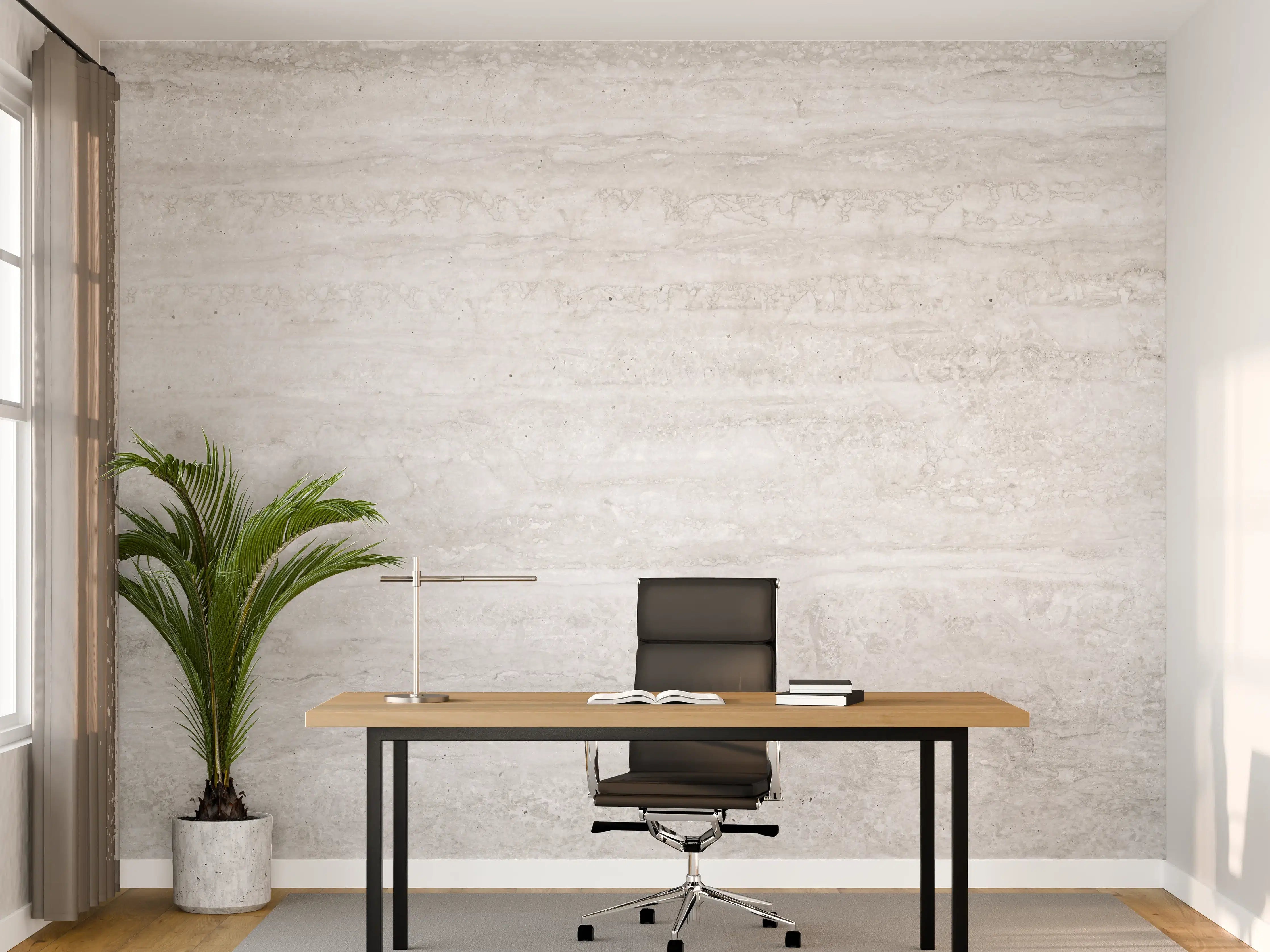 Büro Wandgestaltung - Kalkstein Marmor