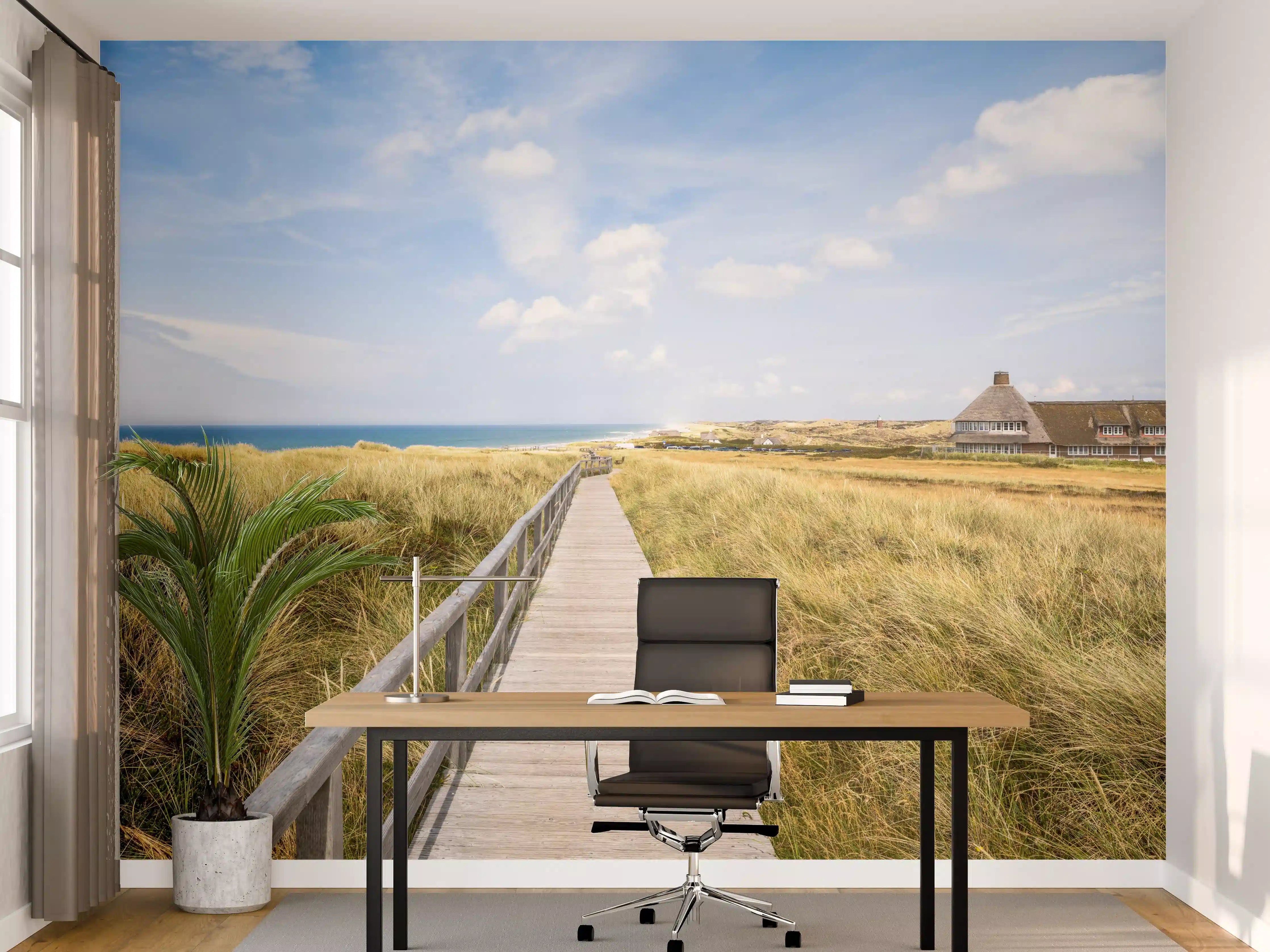 Büro Wandgestaltung - Kampen Landschaft