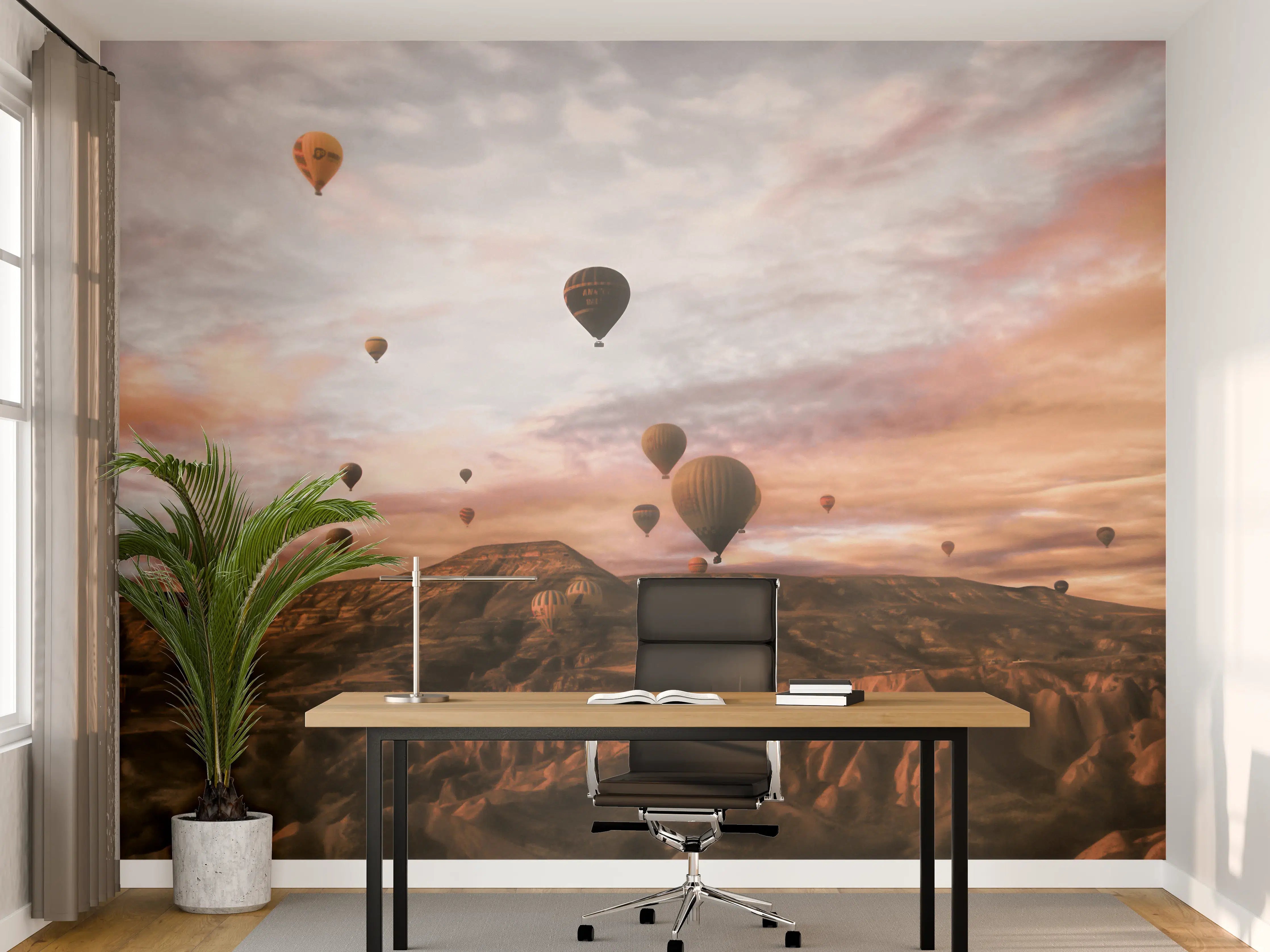 Büro Wandgestaltung - Kappadokien - Heißluft Ballons