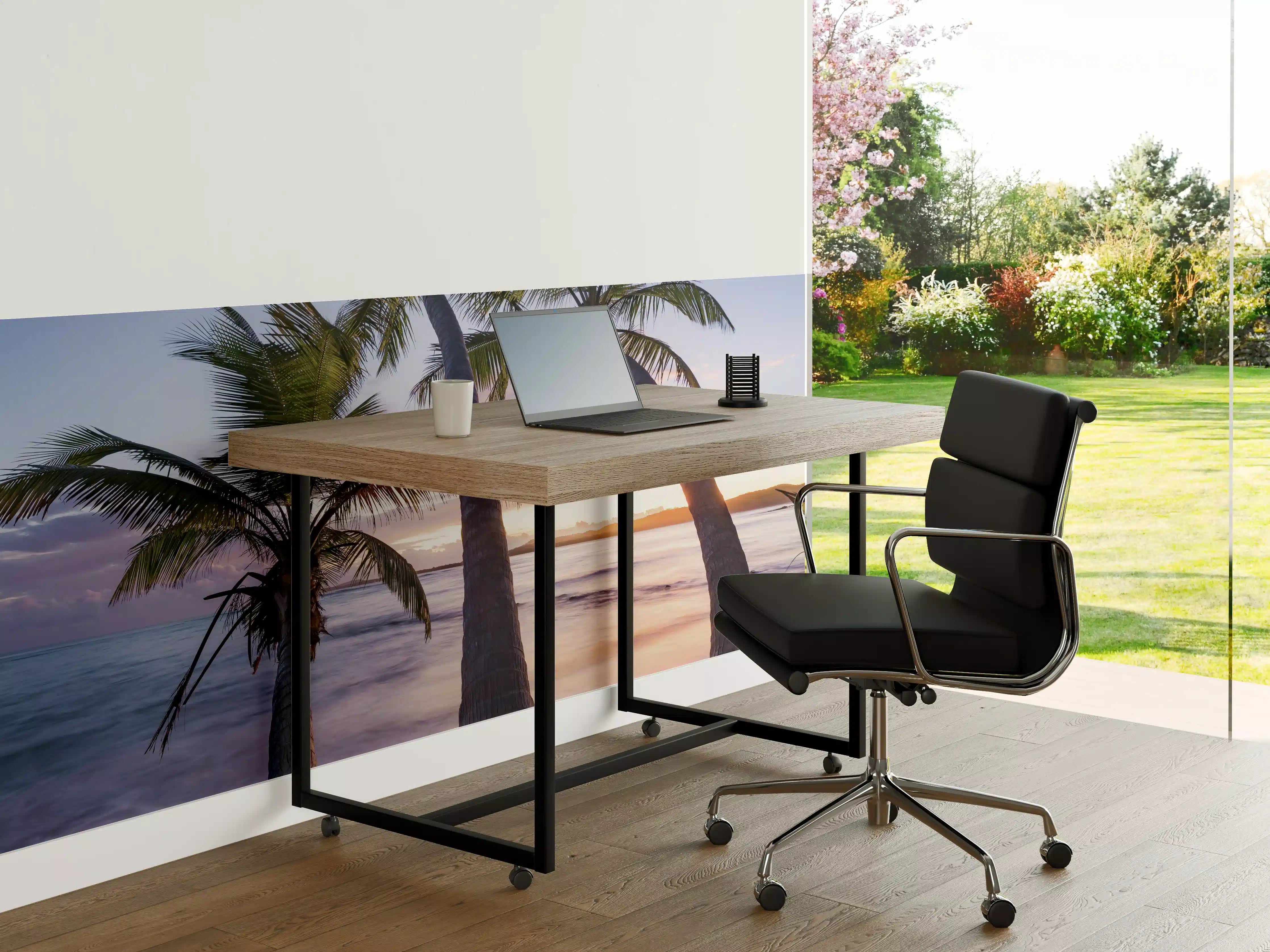 Büro Wandgestaltung - Karibischer Palmen-Sonnenuntergang