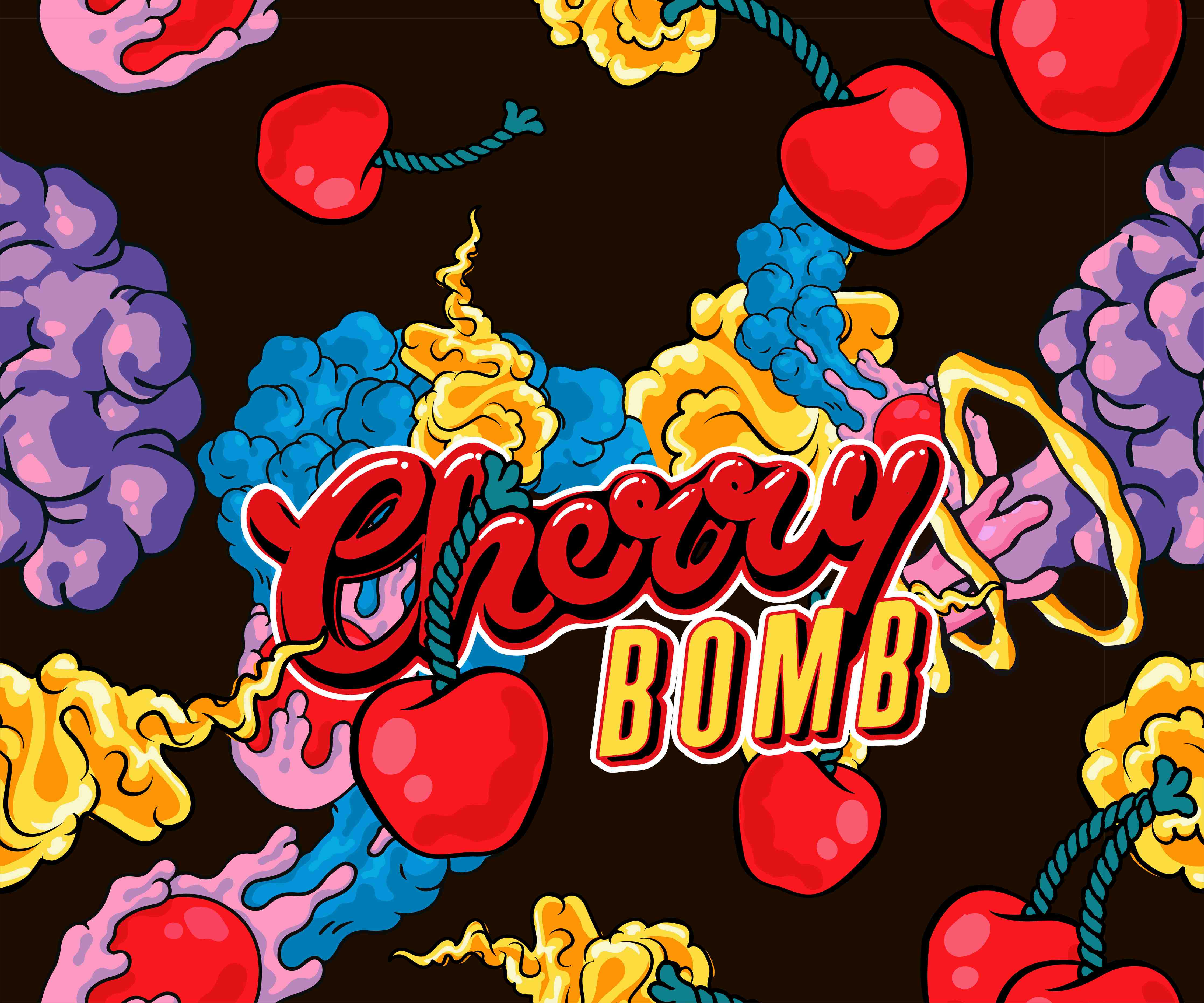Büro Wandgestaltung-Kirschbombe Graphik