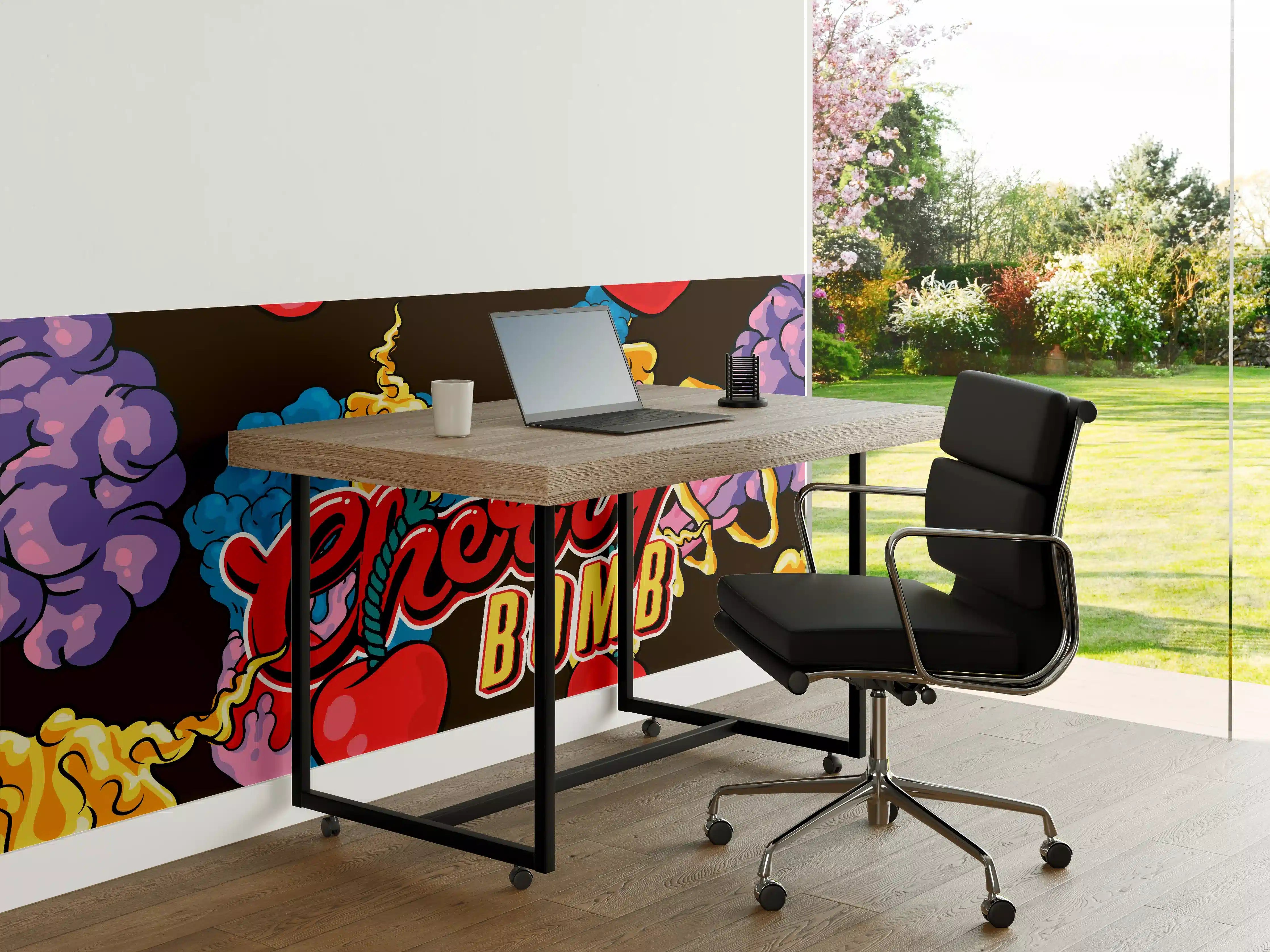 Büro Wandgestaltung - Kirschbombe Graphik