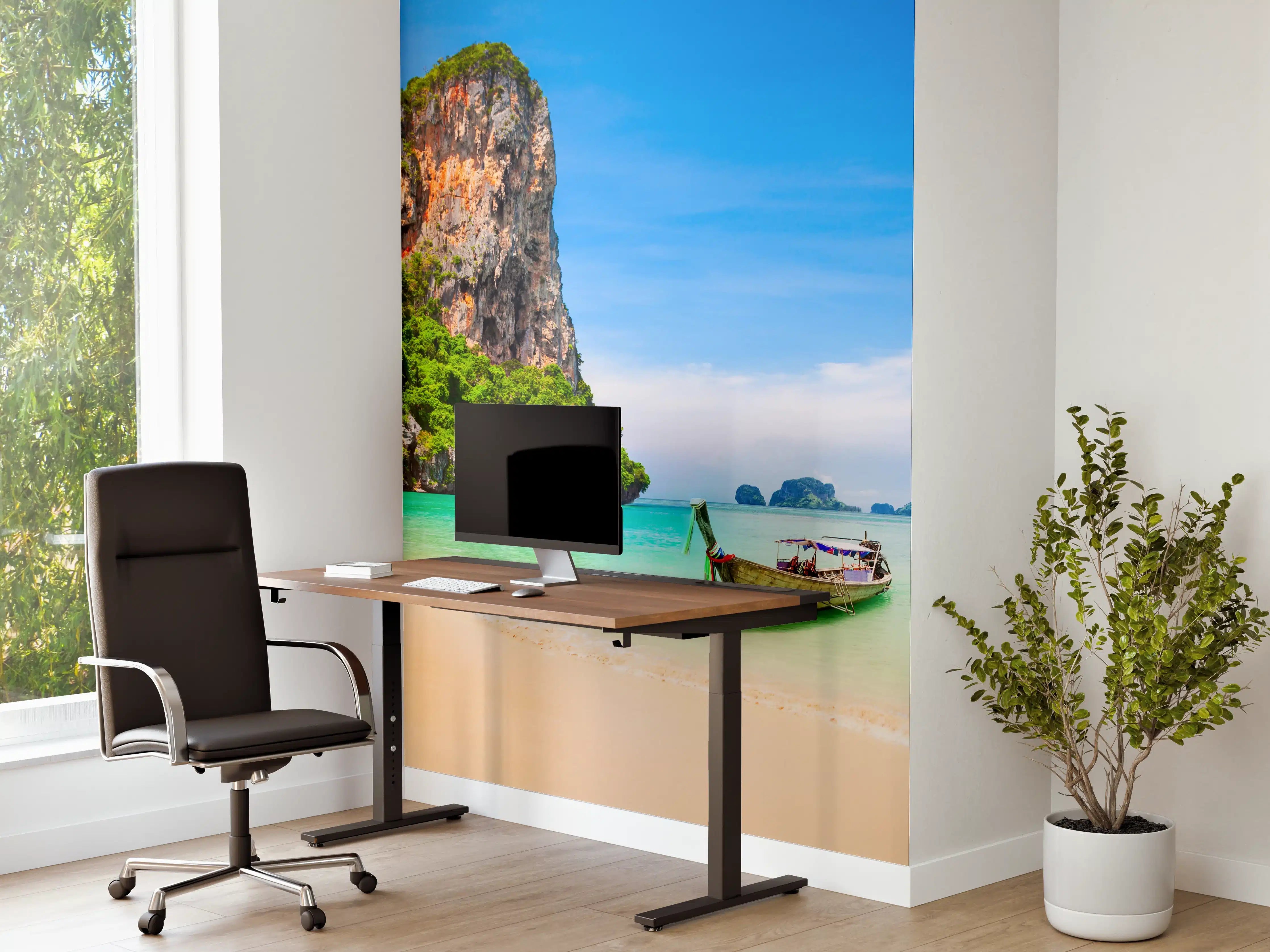 Büro Wandgestaltung - Klarwasserstrand in Thailand