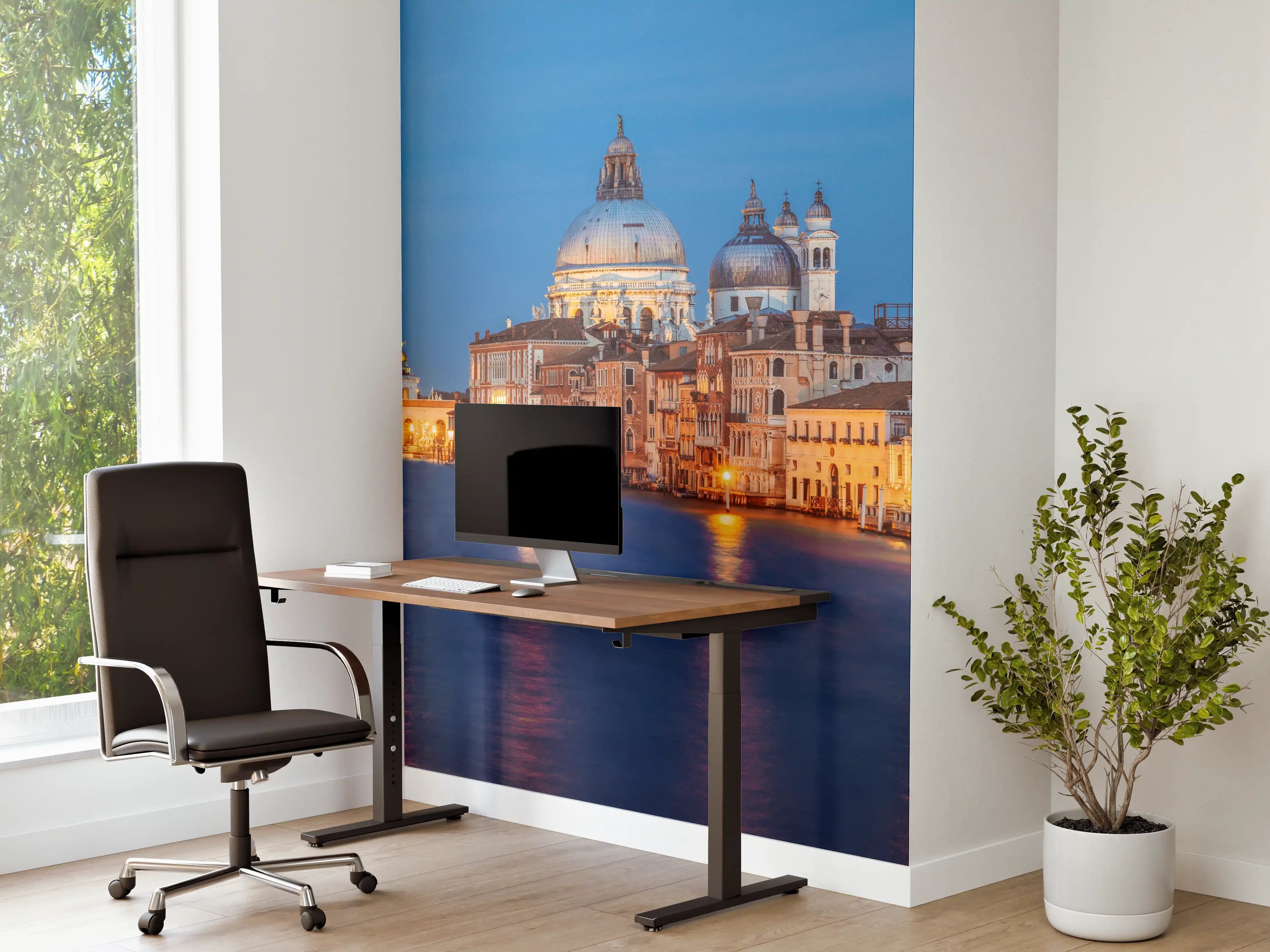 Büro Wandgestaltung - Klassischer Panoramablick auf den Canal Grande