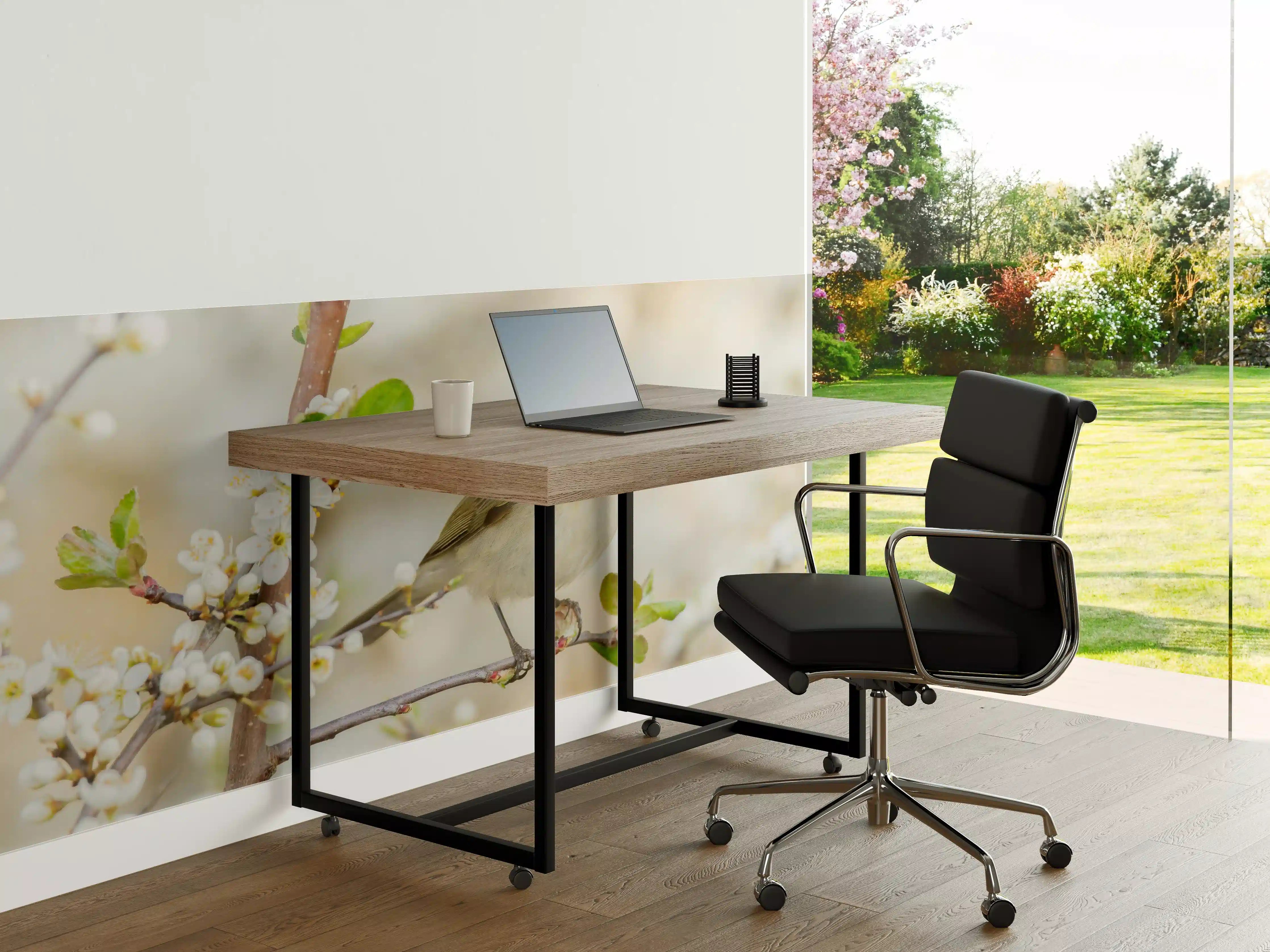 Büro Wandgestaltung - Kleiner Vogel am Baumzweig