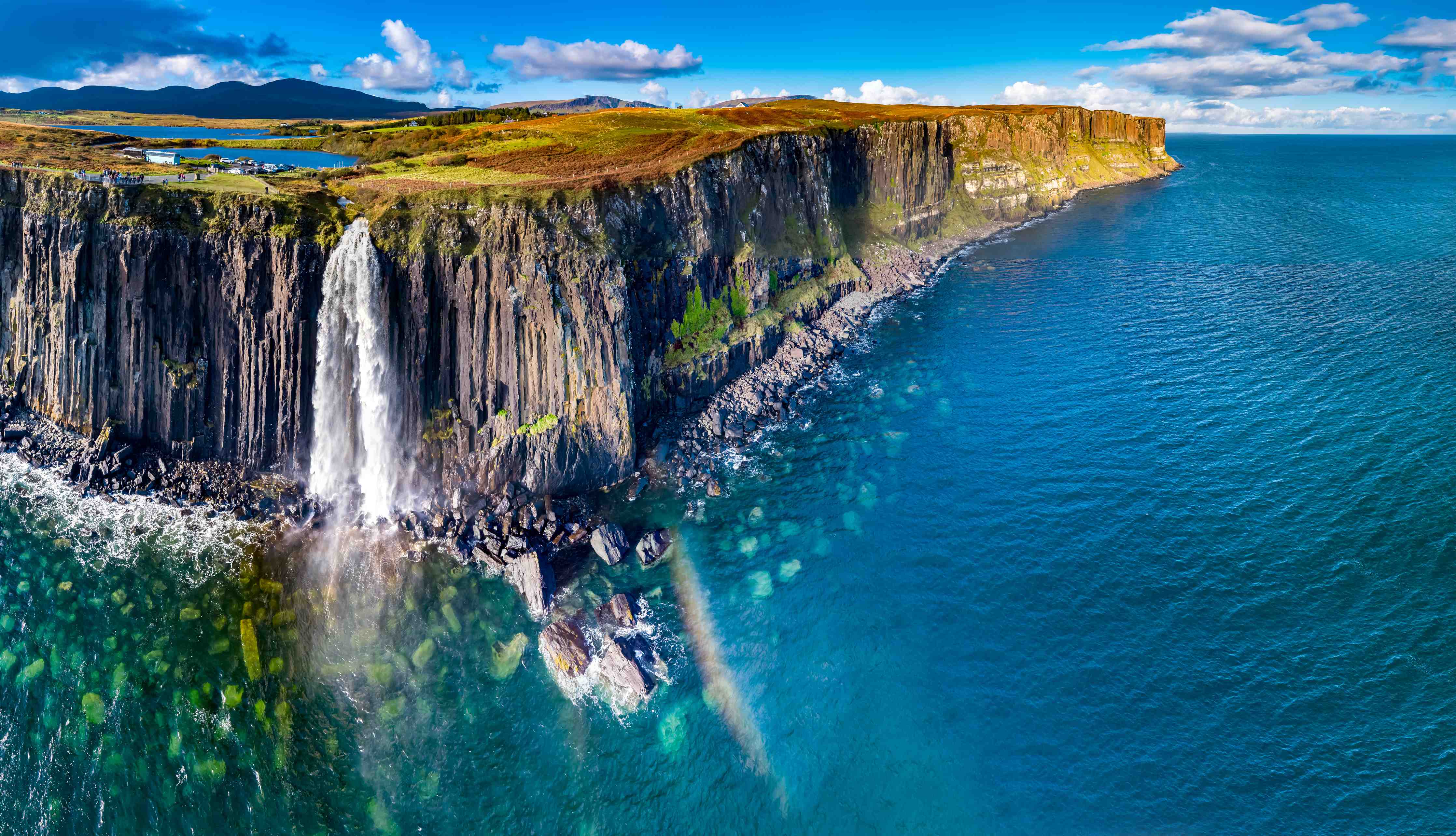 Büro Wandgestaltung-Klippen von Staffin - Schottland