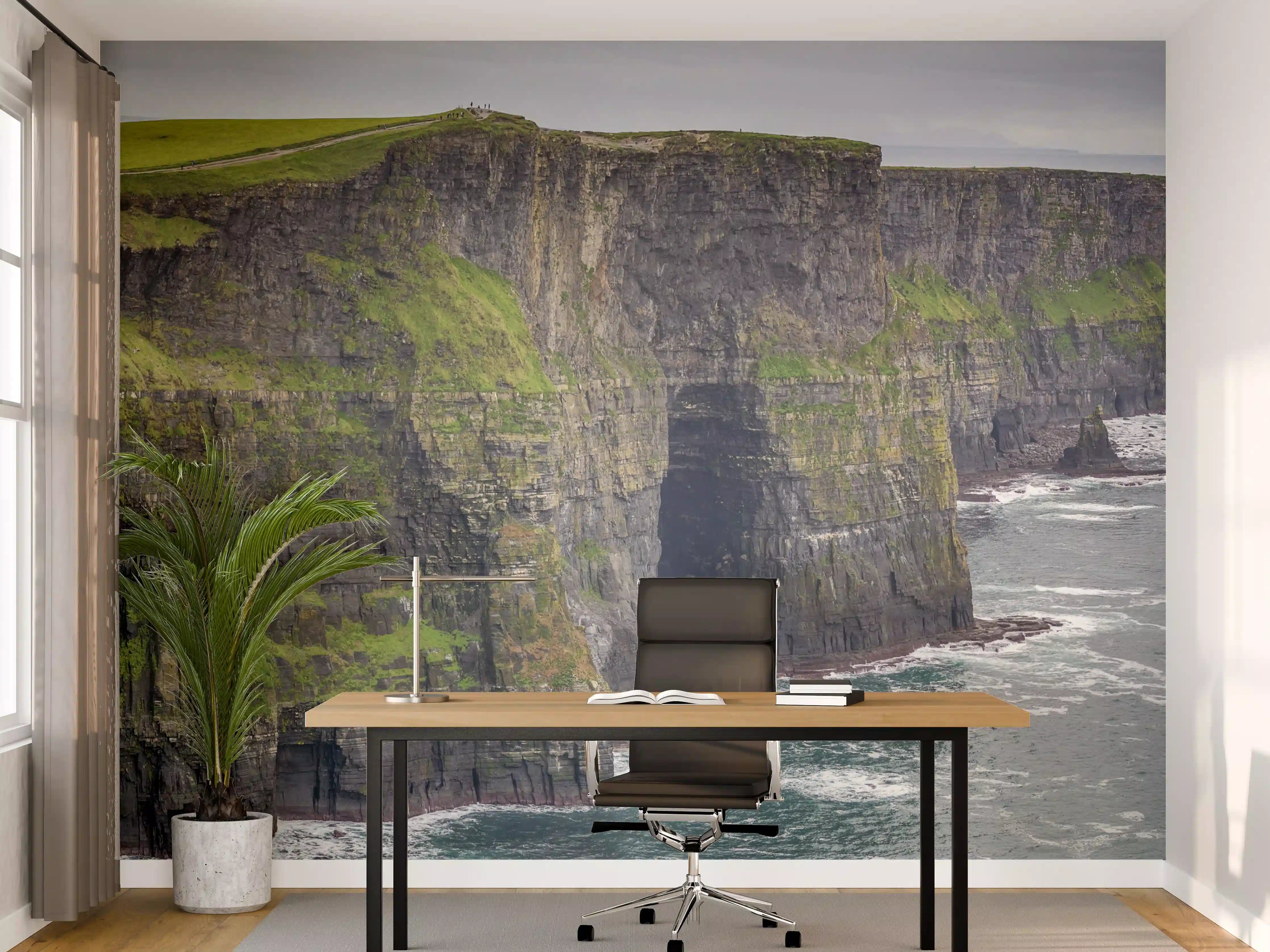 Büro Wandgestaltung - Klippenlinie in Kerry - Irland