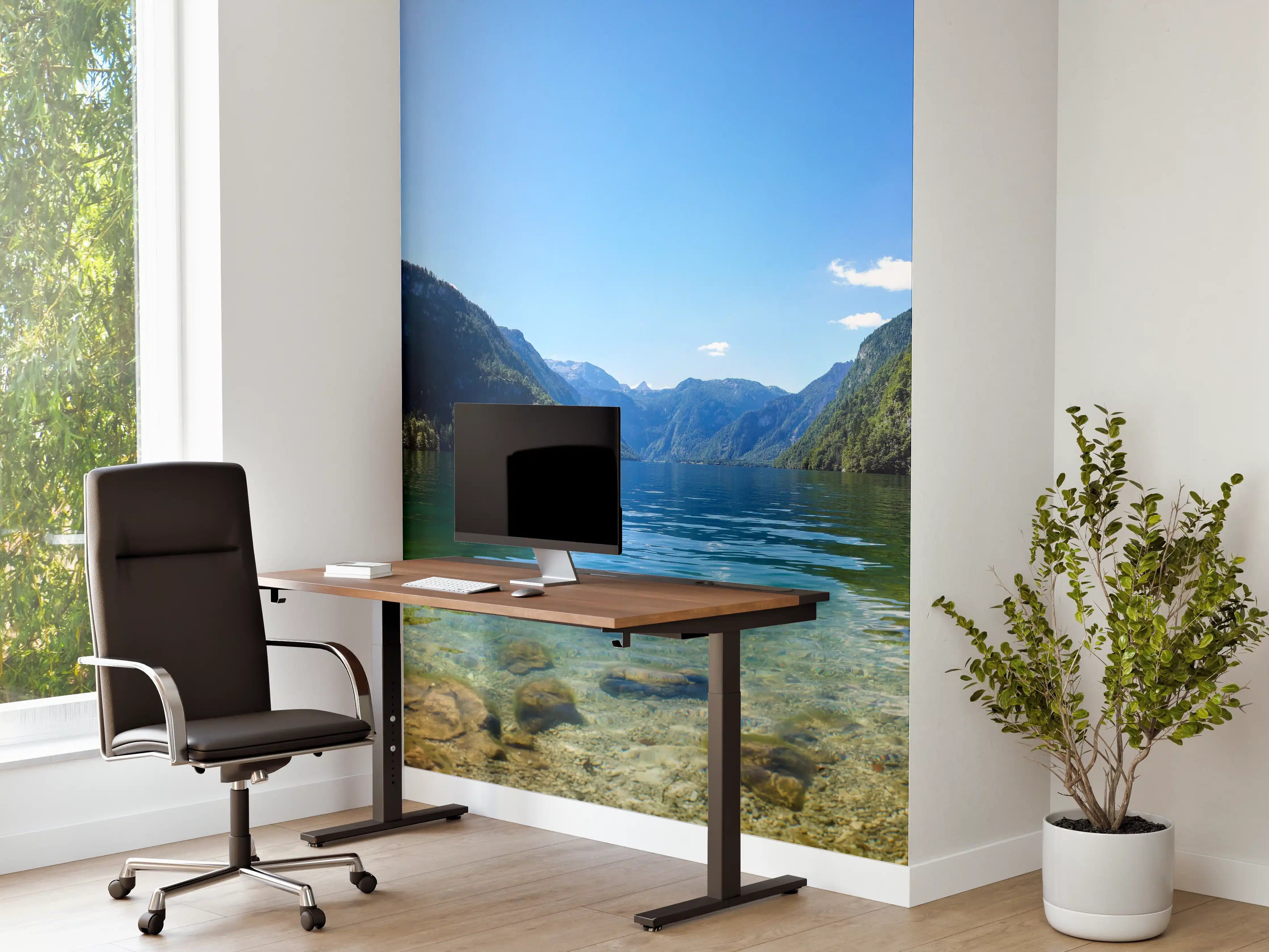 Büro Wandgestaltung - Königsee & Berge in Alpen