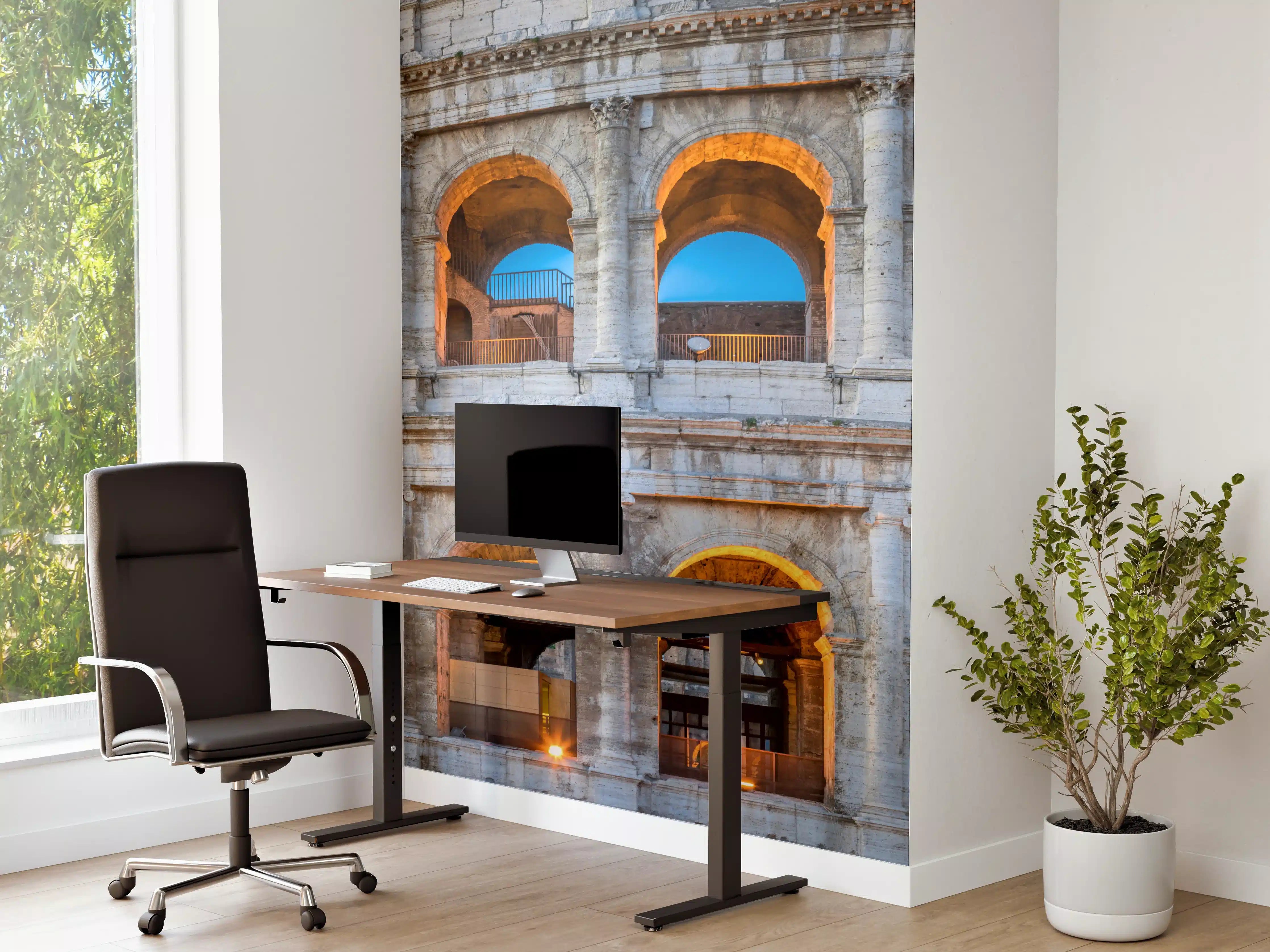 Büro Wandgestaltung - Kolosseum Rom Abendlicht