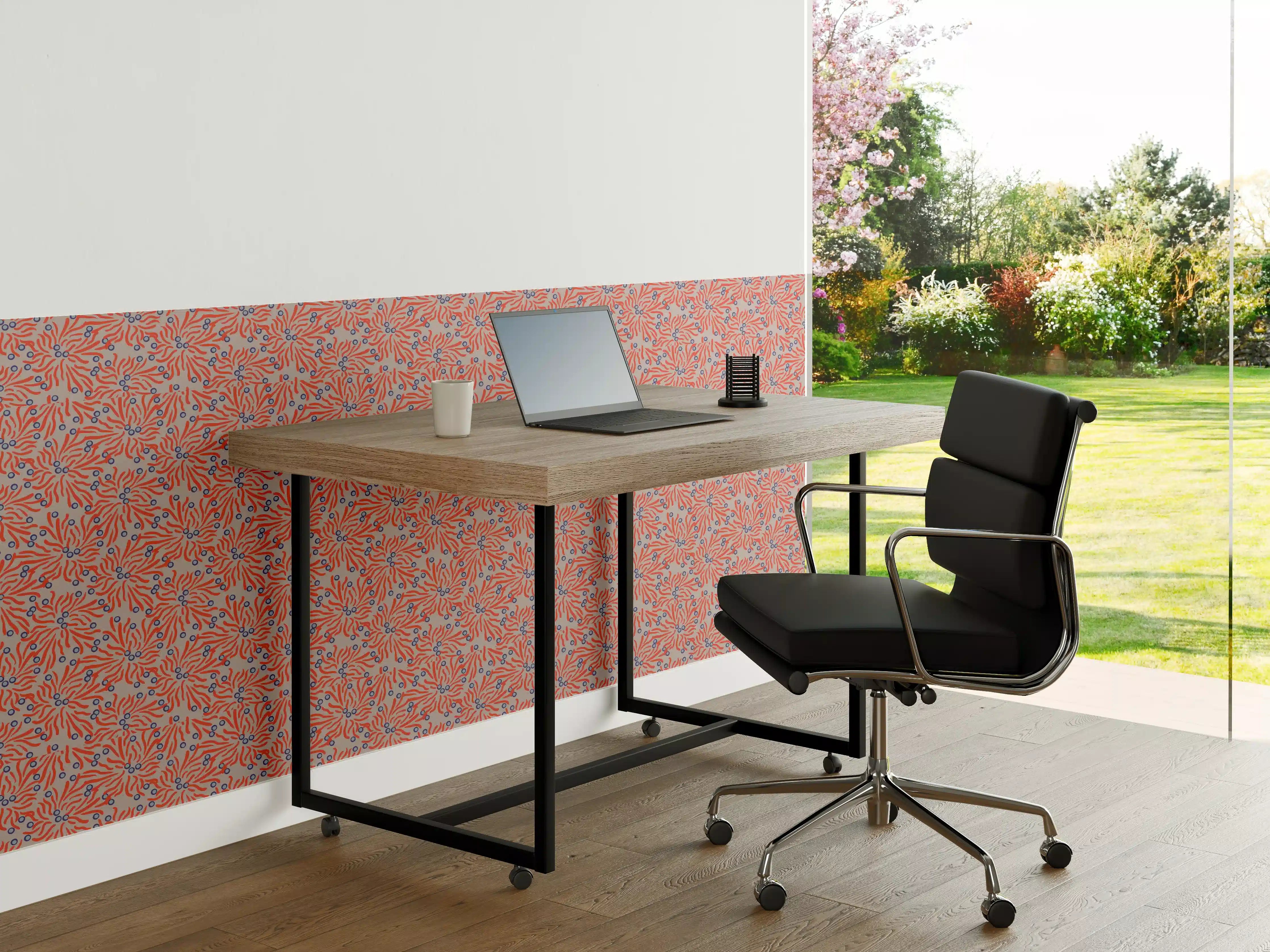 Büro Wandgestaltung - Korallen-Abstrakt Korallenrosa