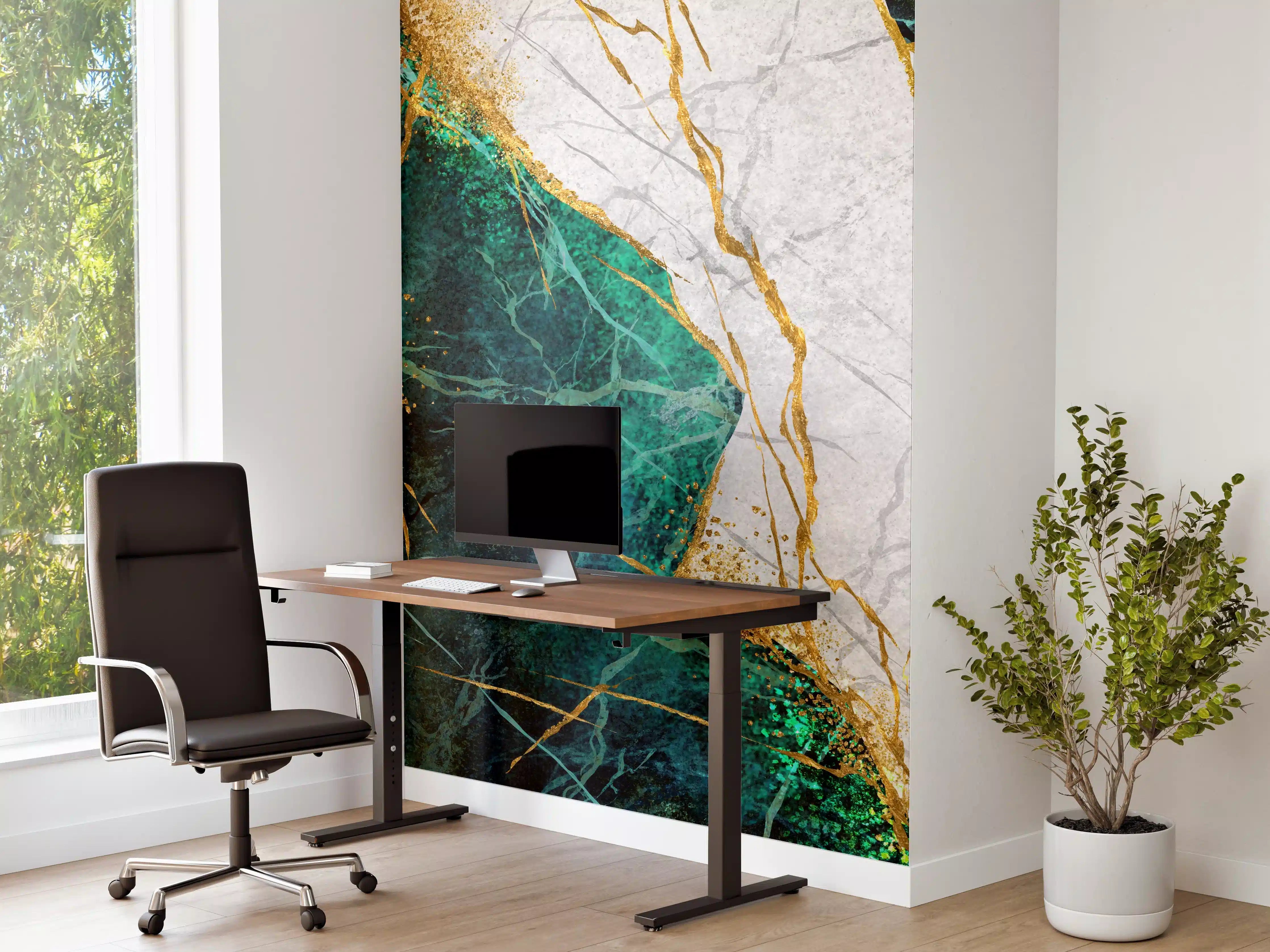 Büro Wandgestaltung - Kreative Marmor Textur - Luxus 