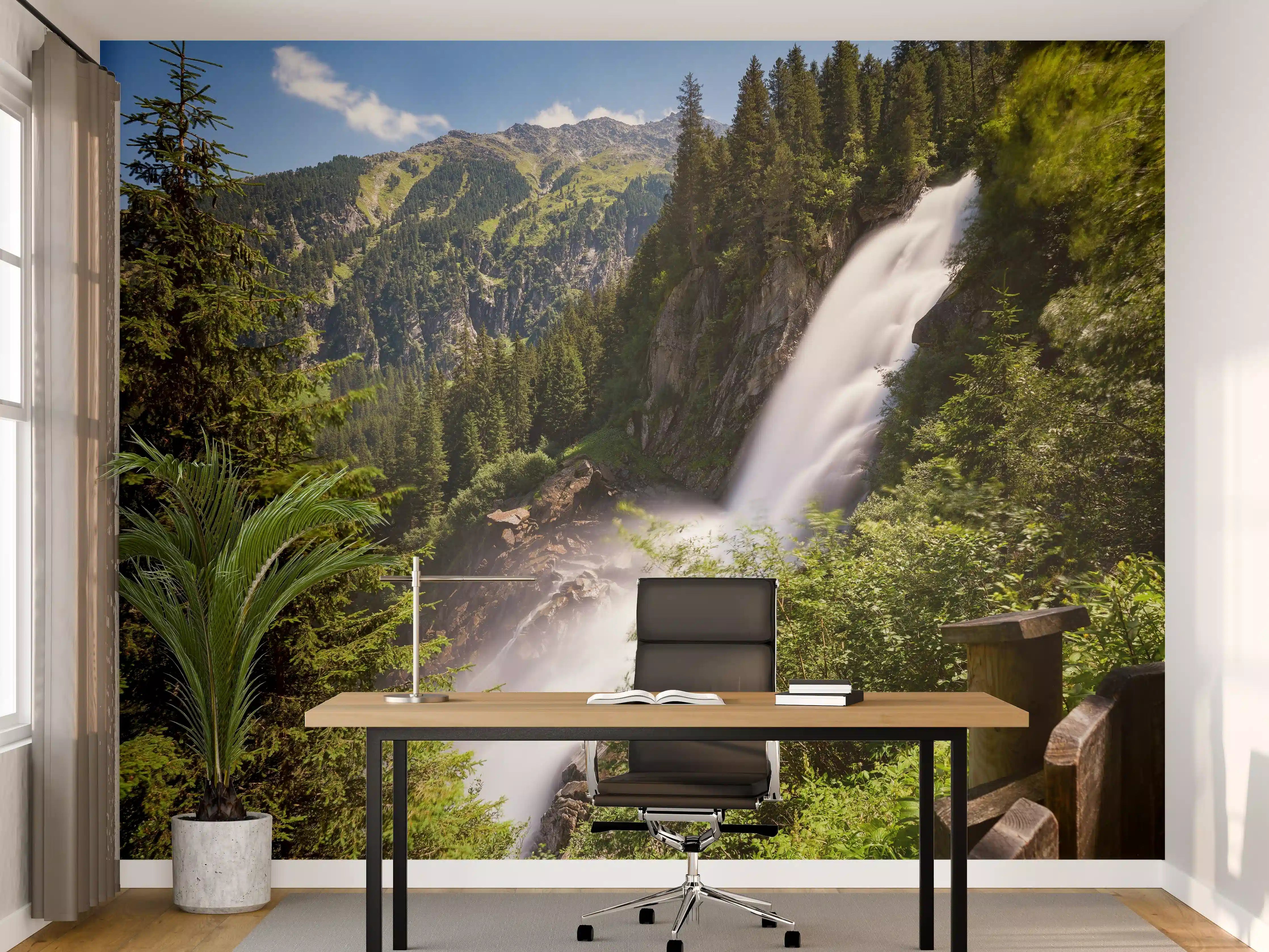 Büro Wandgestaltung - Krimmler Wasserfall