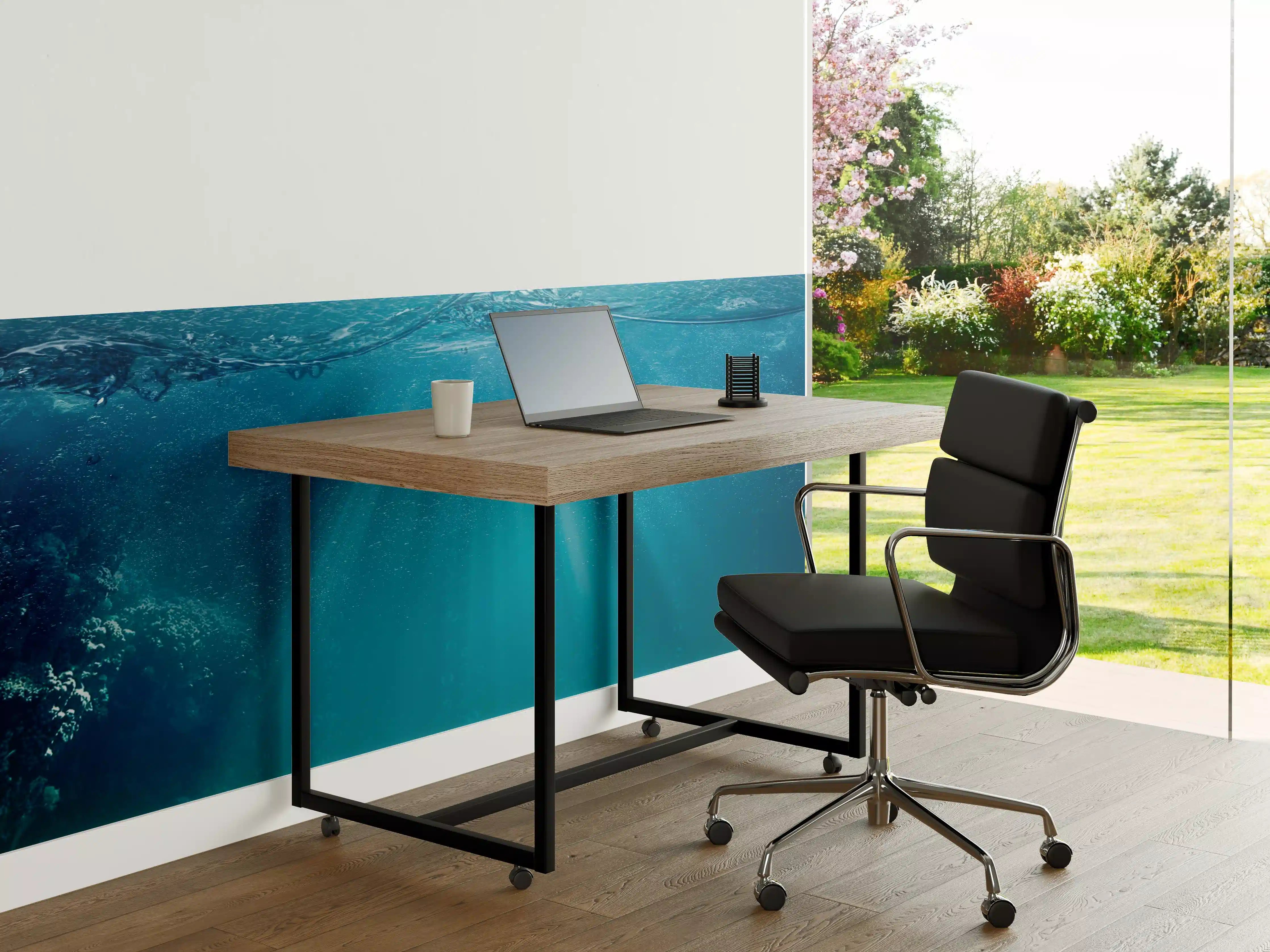 Büro Wandgestaltung - Kristallklares Unterwassermeer mit Sonnenstrahlen