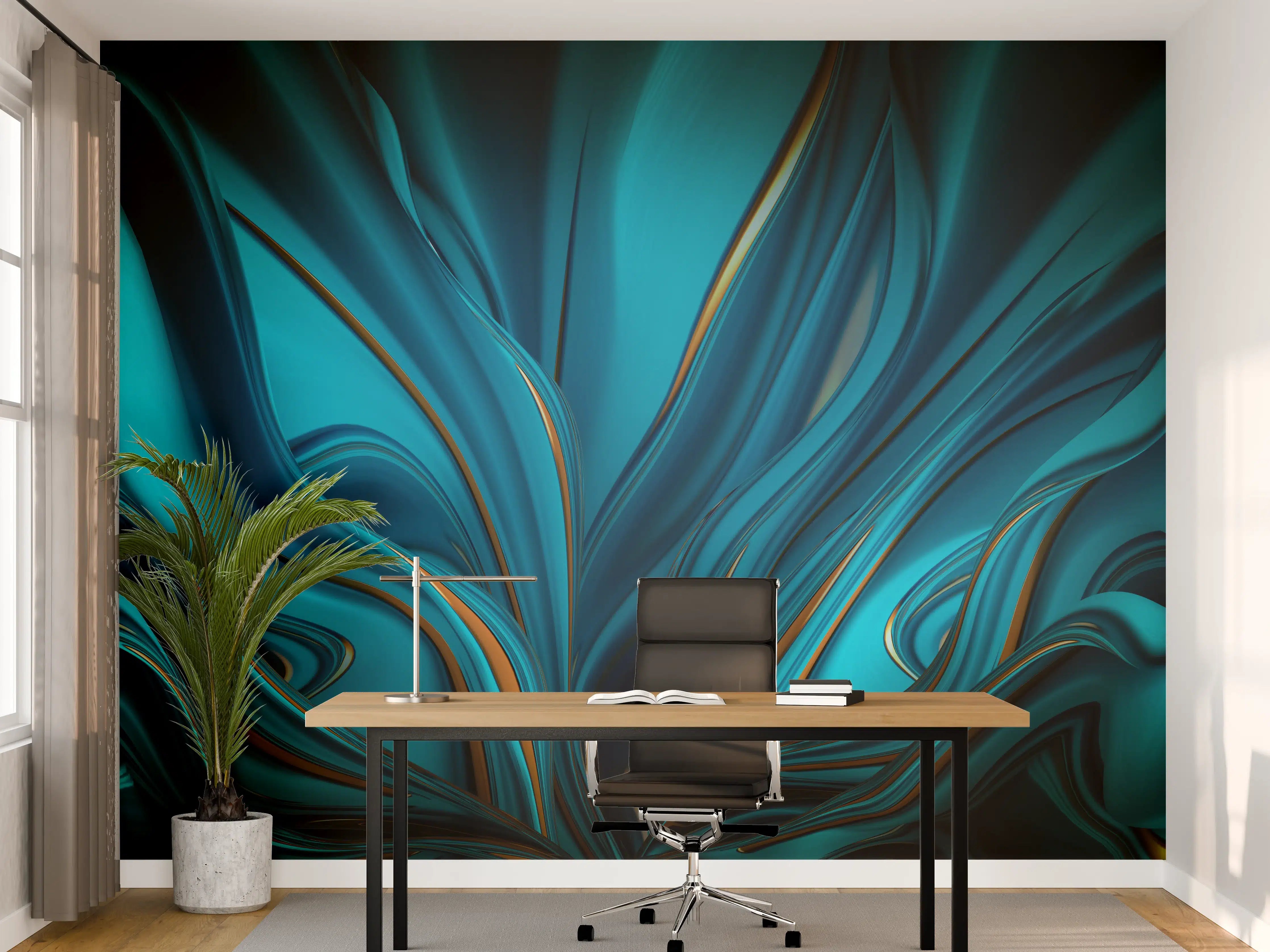 Büro Wandgestaltung - Künstlerischer Hintergrund - Abstrakt