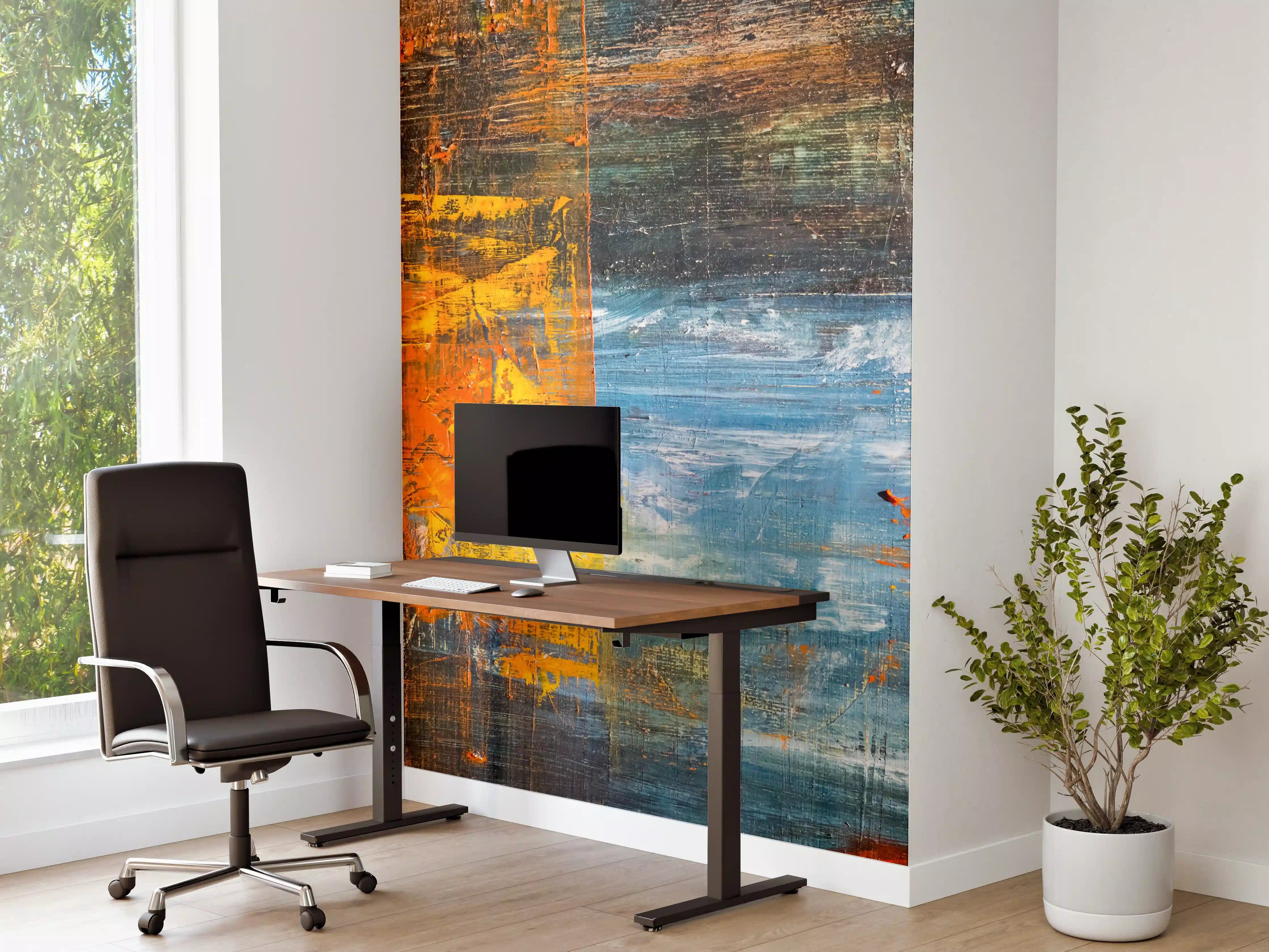 Büro Wandgestaltung - Kunst Malerei - Vintage