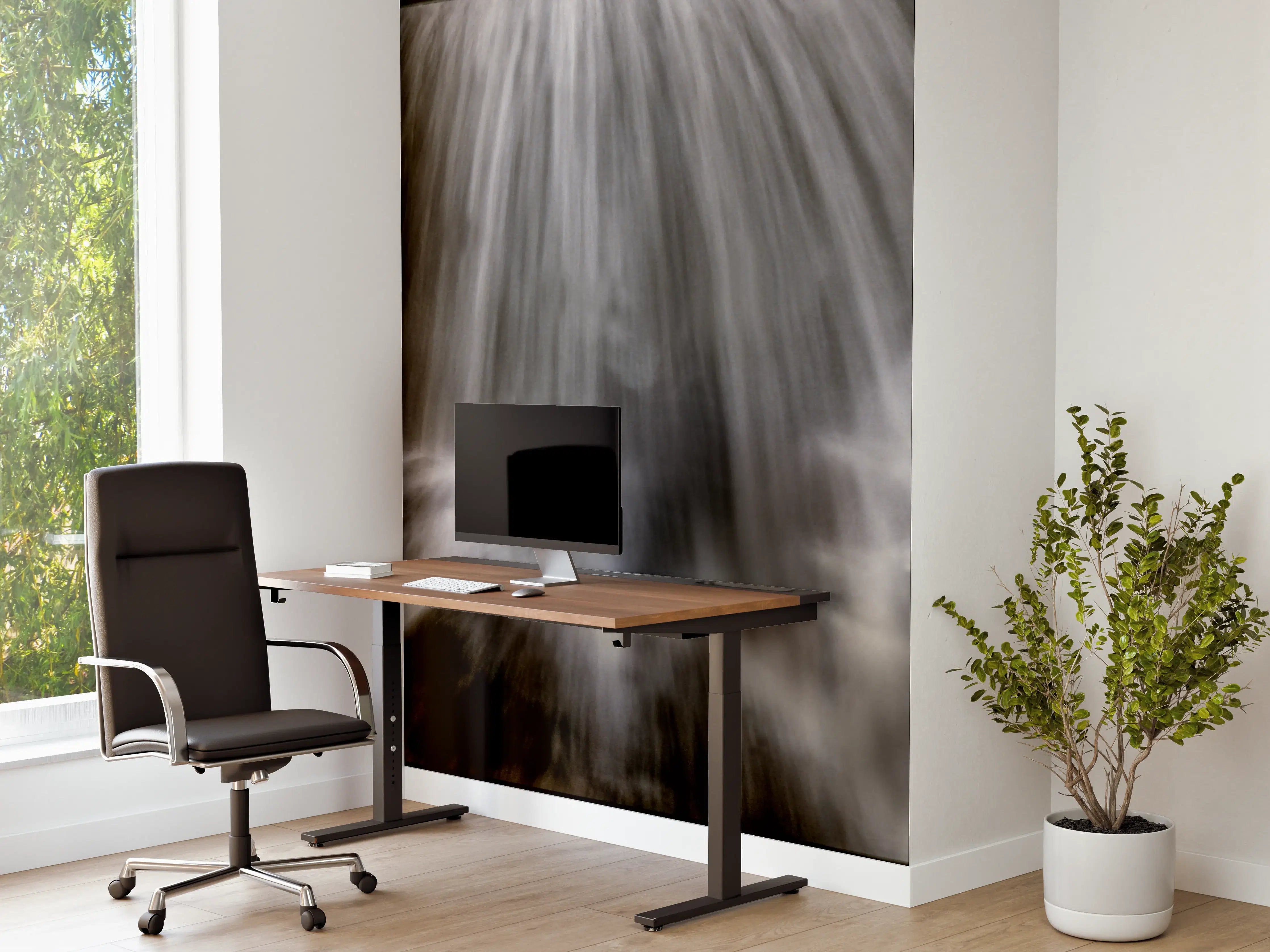 Büro Wandgestaltung - Kunstvoller Wasserfall