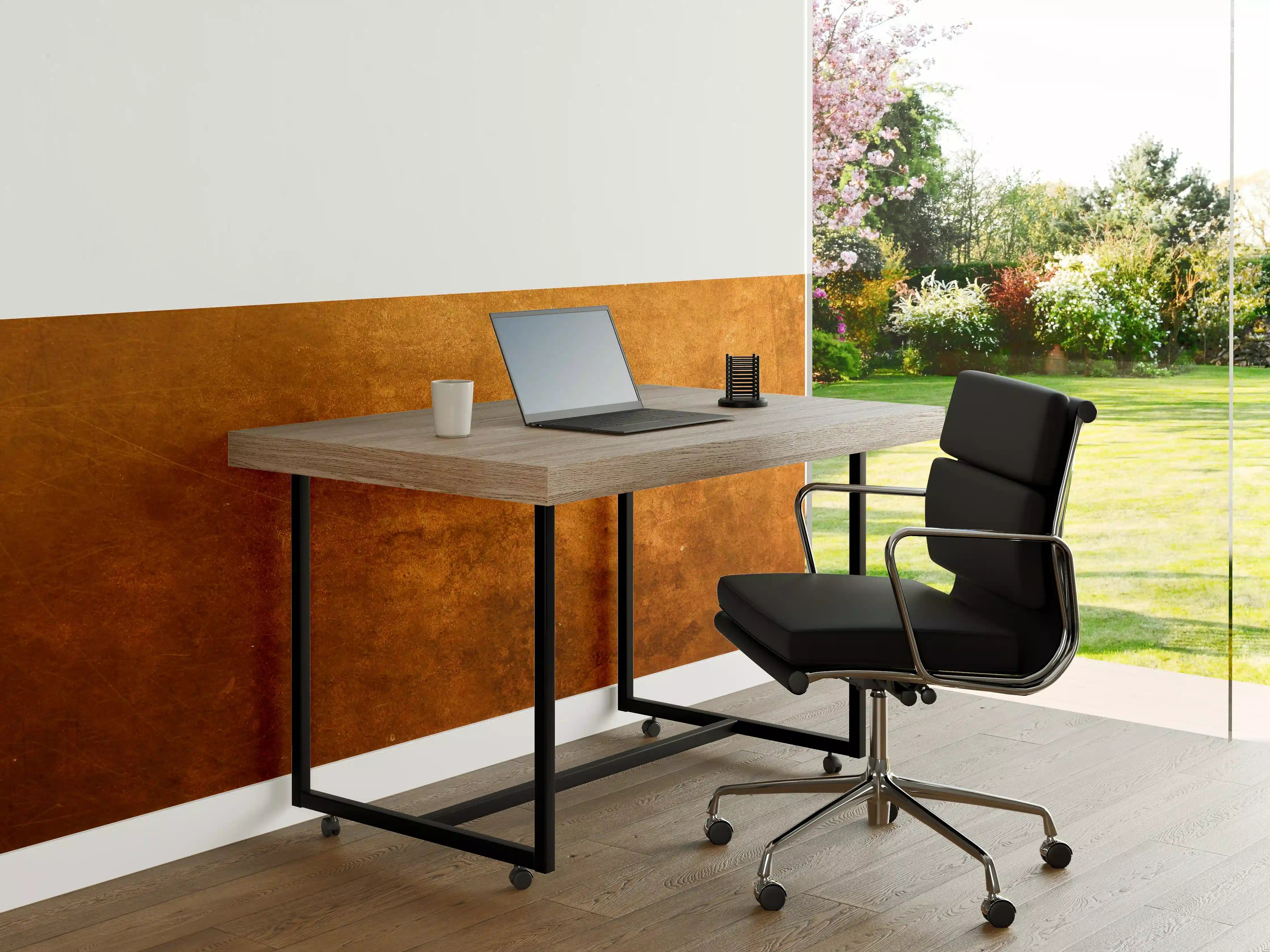 Büro Wandgestaltung - Kupfermetall-Oberfläche mit Rosteffekten