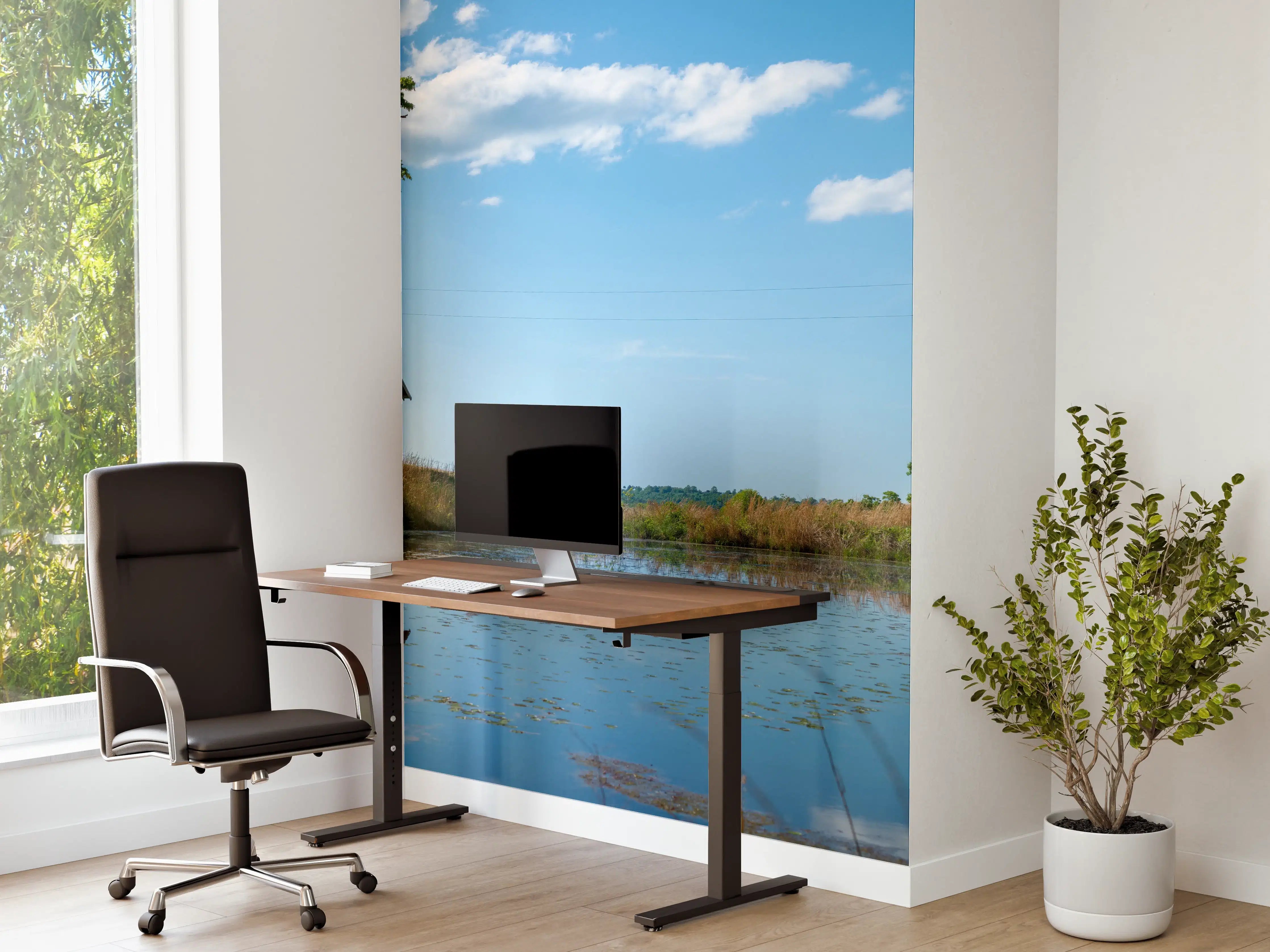 Büro Wandgestaltung - Ländliches altes Haus