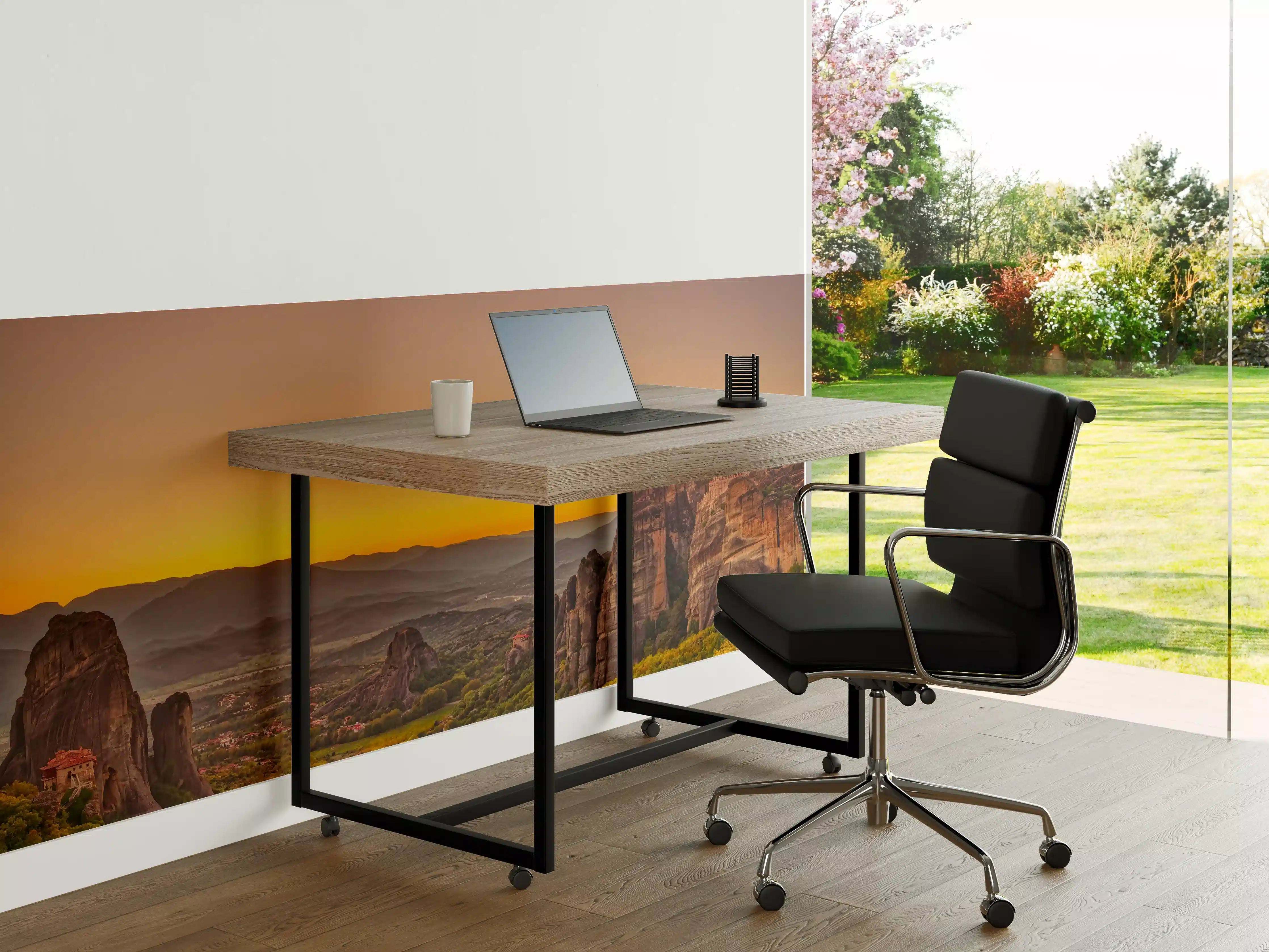 Büro Wandgestaltung - Landschaft mit Klöstern und Felsformationen