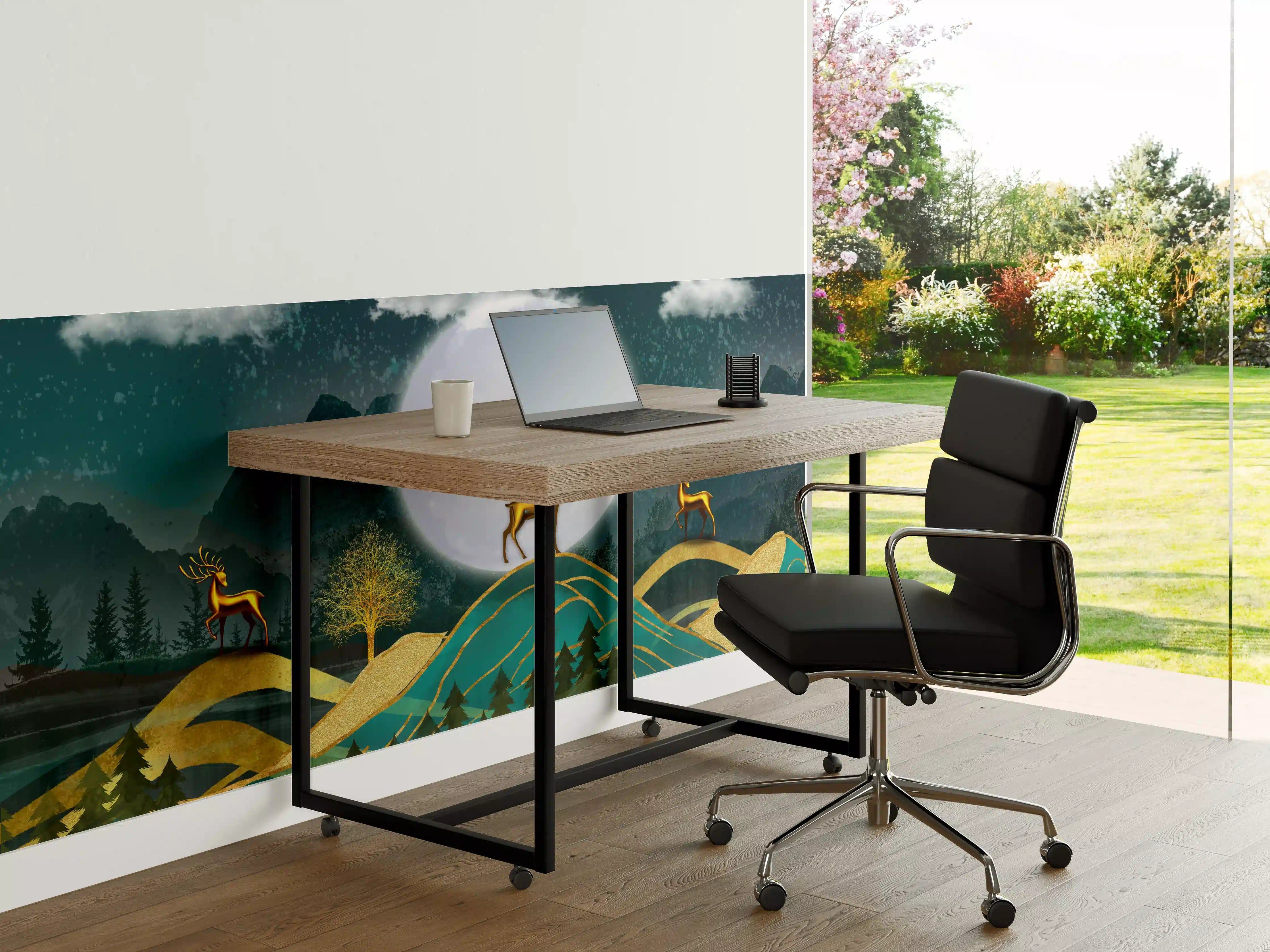 Büro Wandgestaltung - Landschafts Darstellung - Grafik
