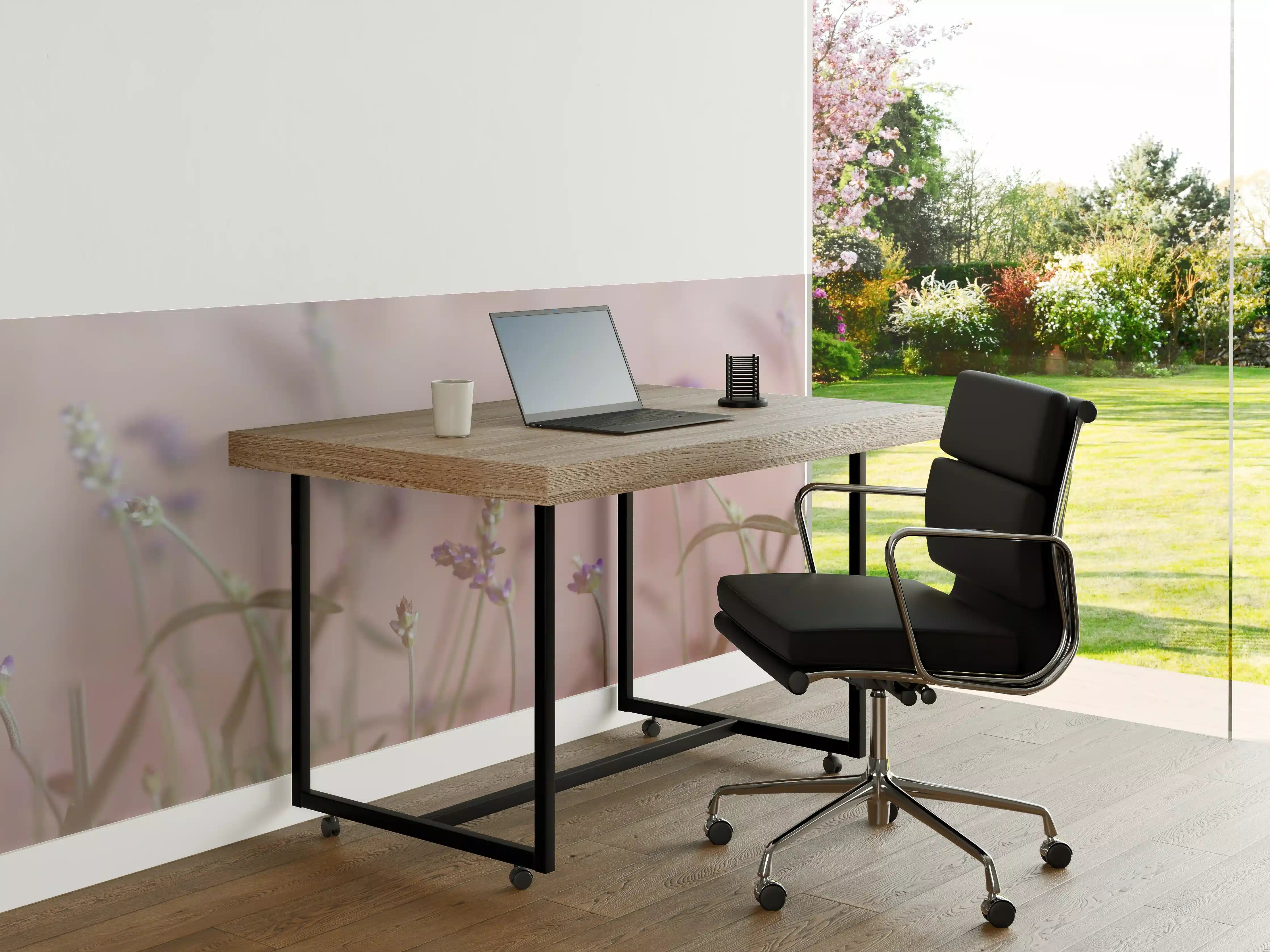 Büro Wandgestaltung - Lavendel