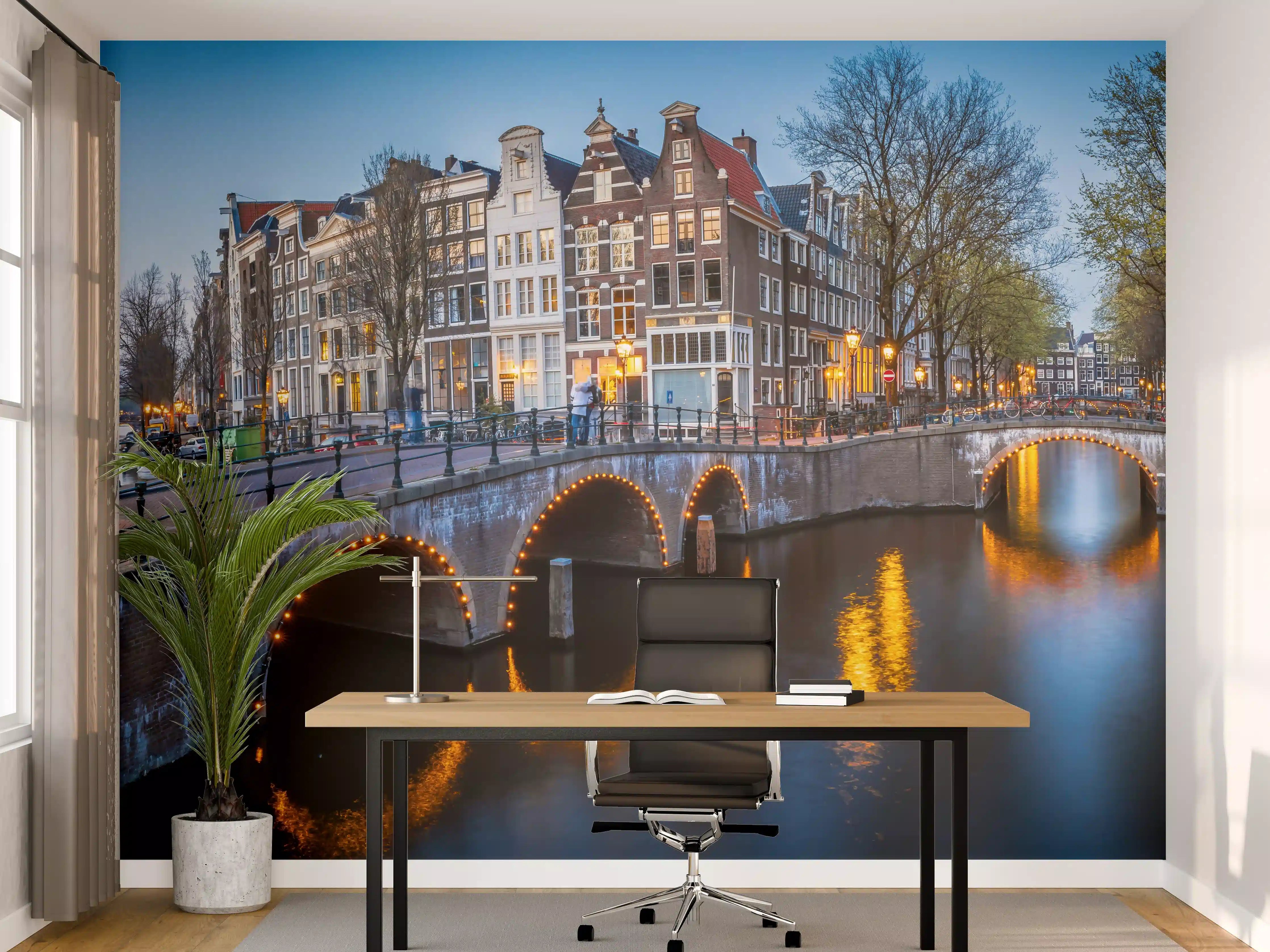 Büro Wandgestaltung - Leidsegracht-Brücke - Amsterdam