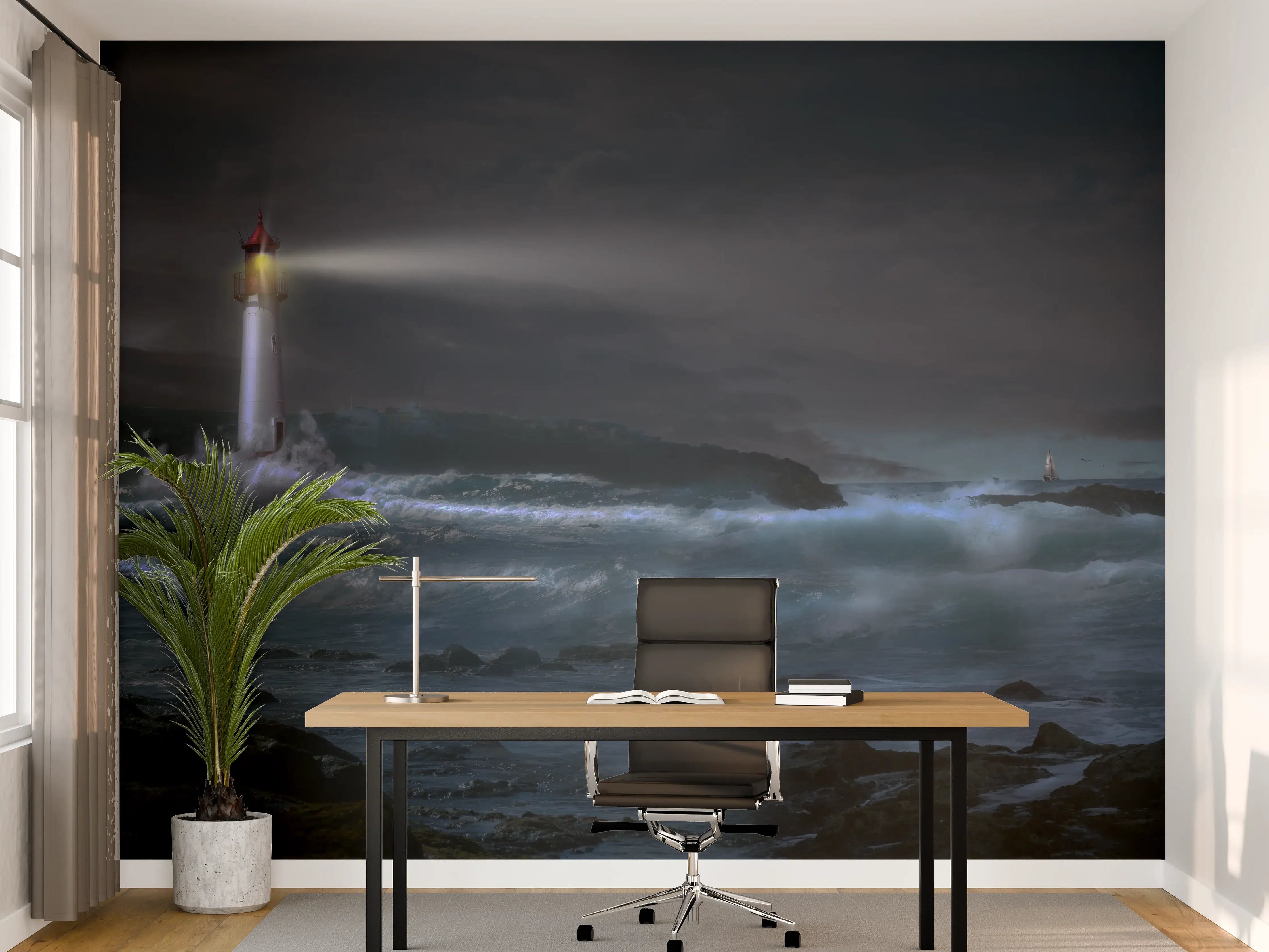 Büro Wandgestaltung - Leuchtturm
