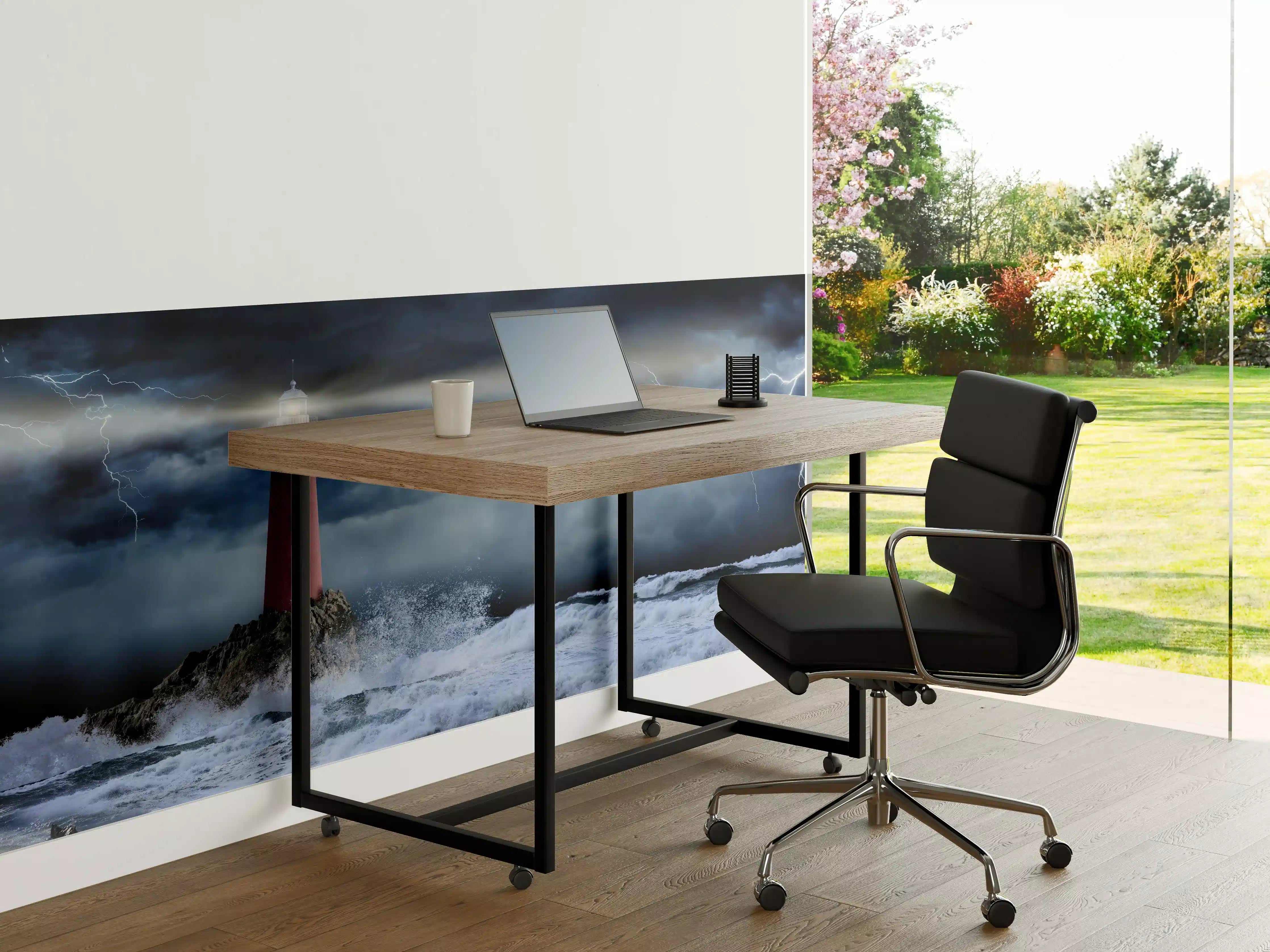 Büro Wandgestaltung - Leuchtturm Stürmisch