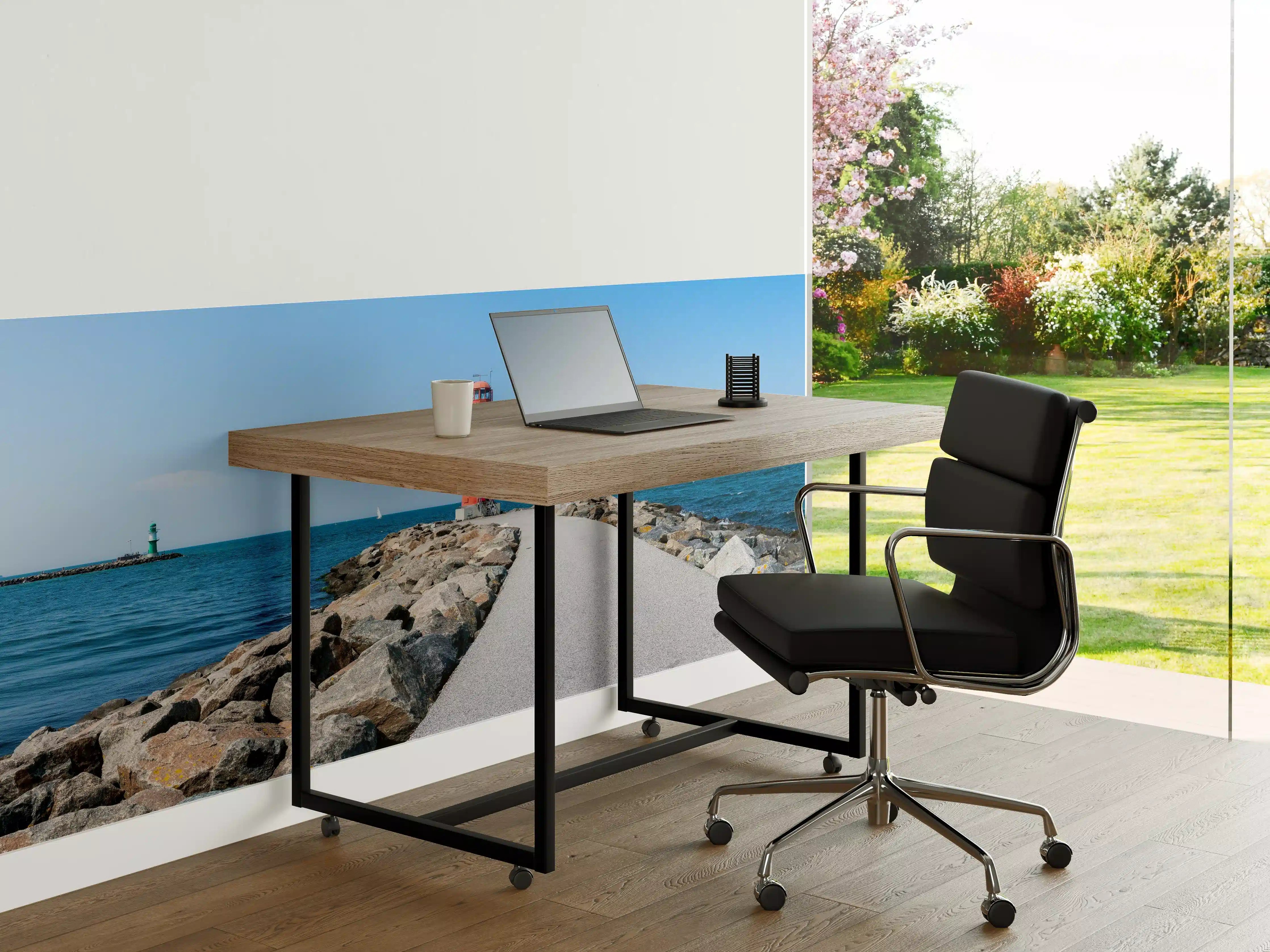 Büro Wandgestaltung - Leuchtturm am Meer